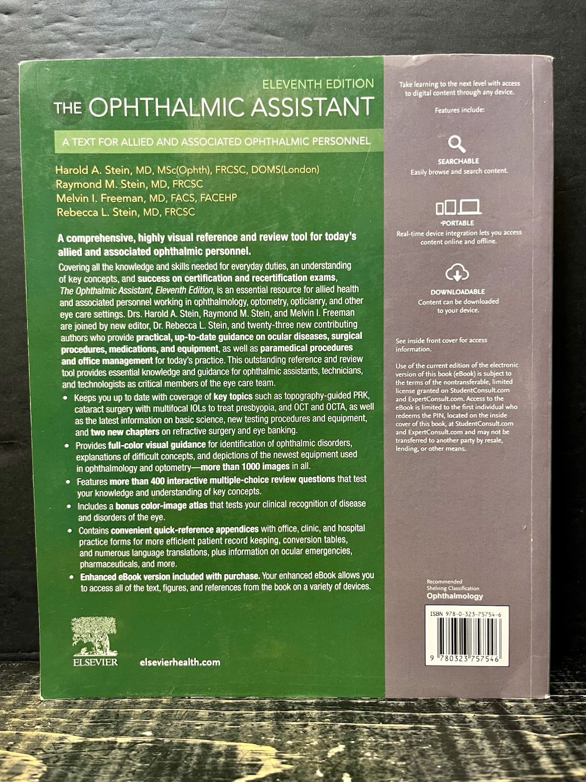 Ophthalmic Assistant Text Allied and Associated Ophthalmic Personnel 2022 VG X1