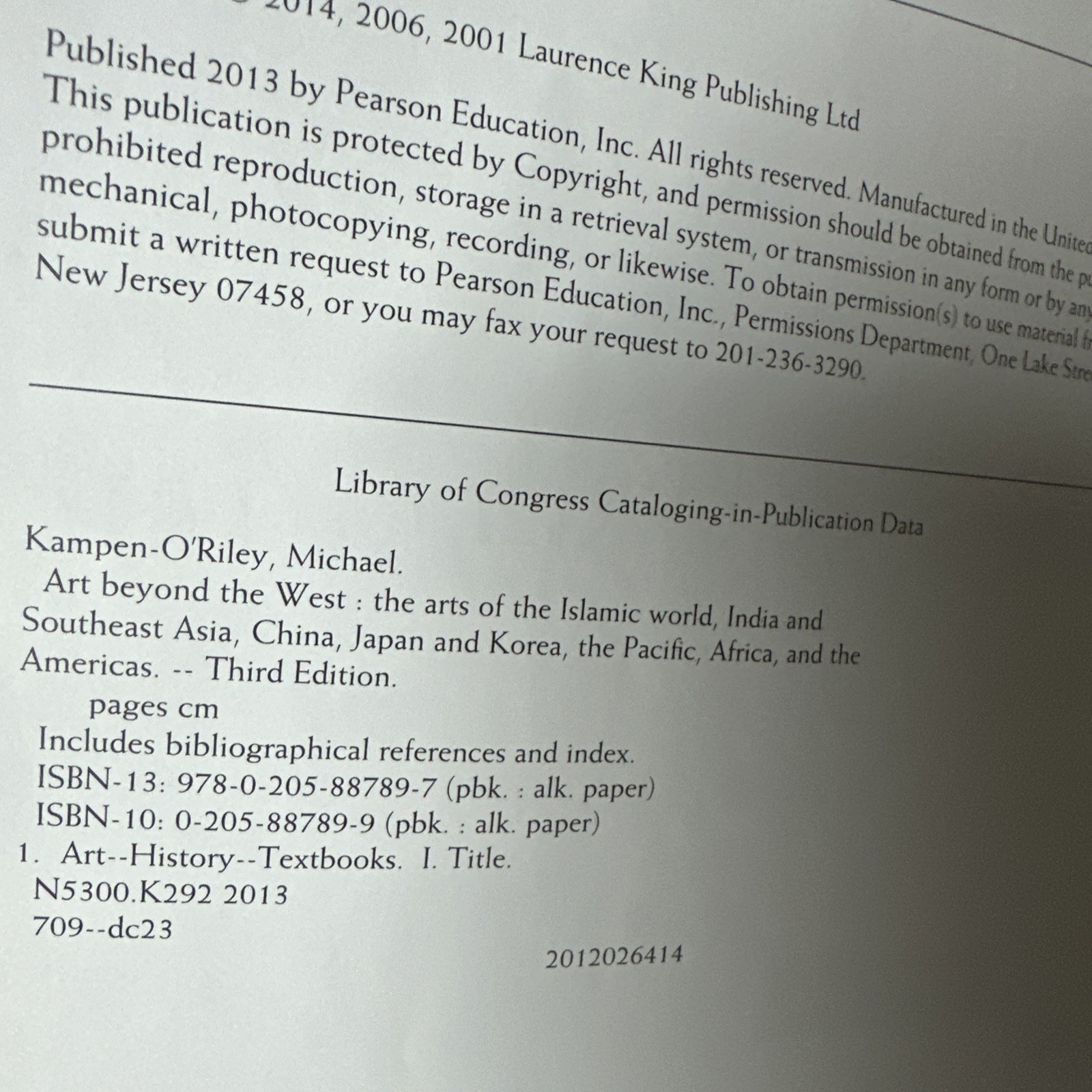 Art Beyond The West Third Edition Michael Kampen O’Riley Softcover SC Book 2014