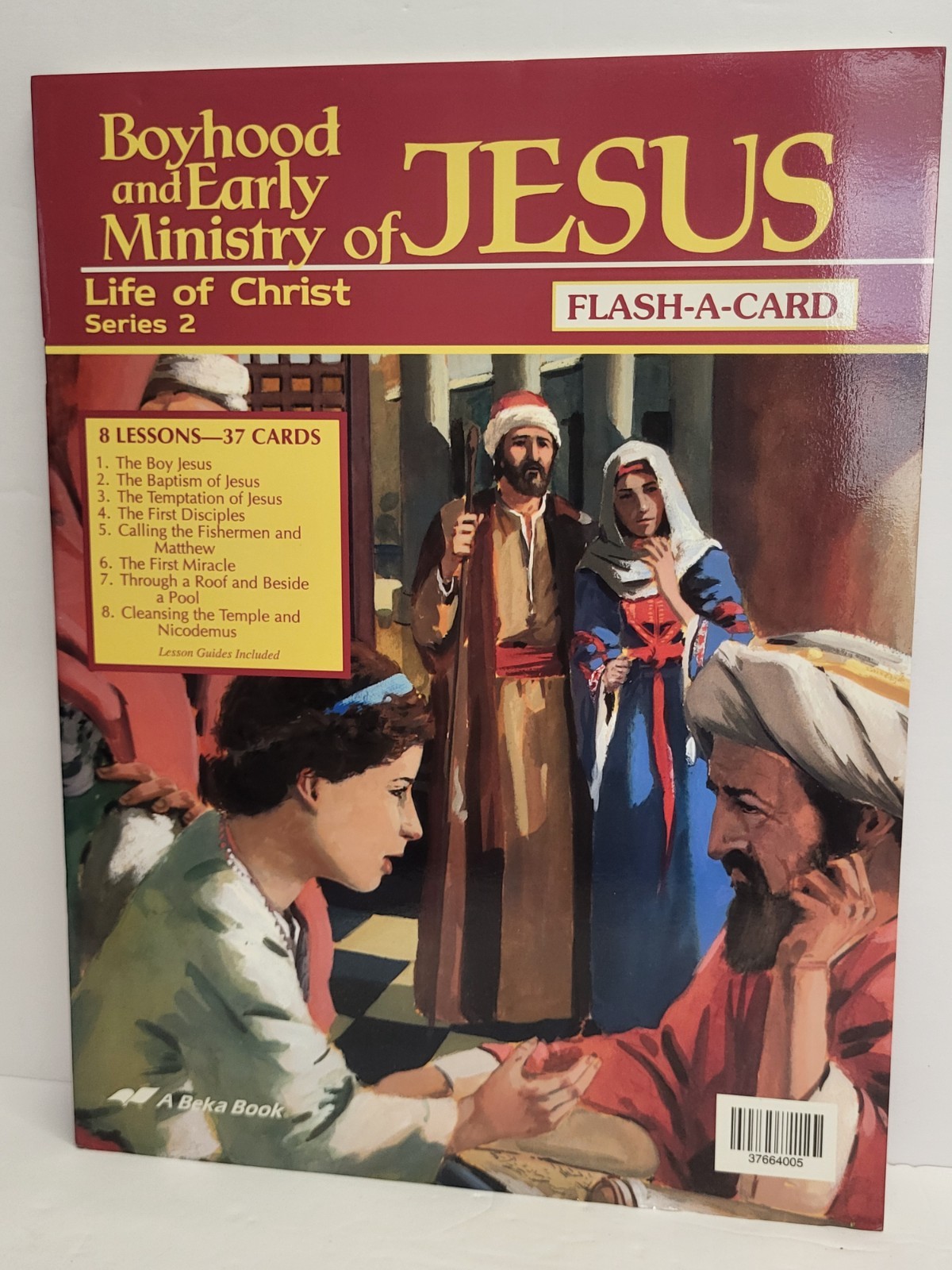 A Beka Book Ministry JESUS Life of Christ Series 2 LARGE Flash Cards Bible VBS