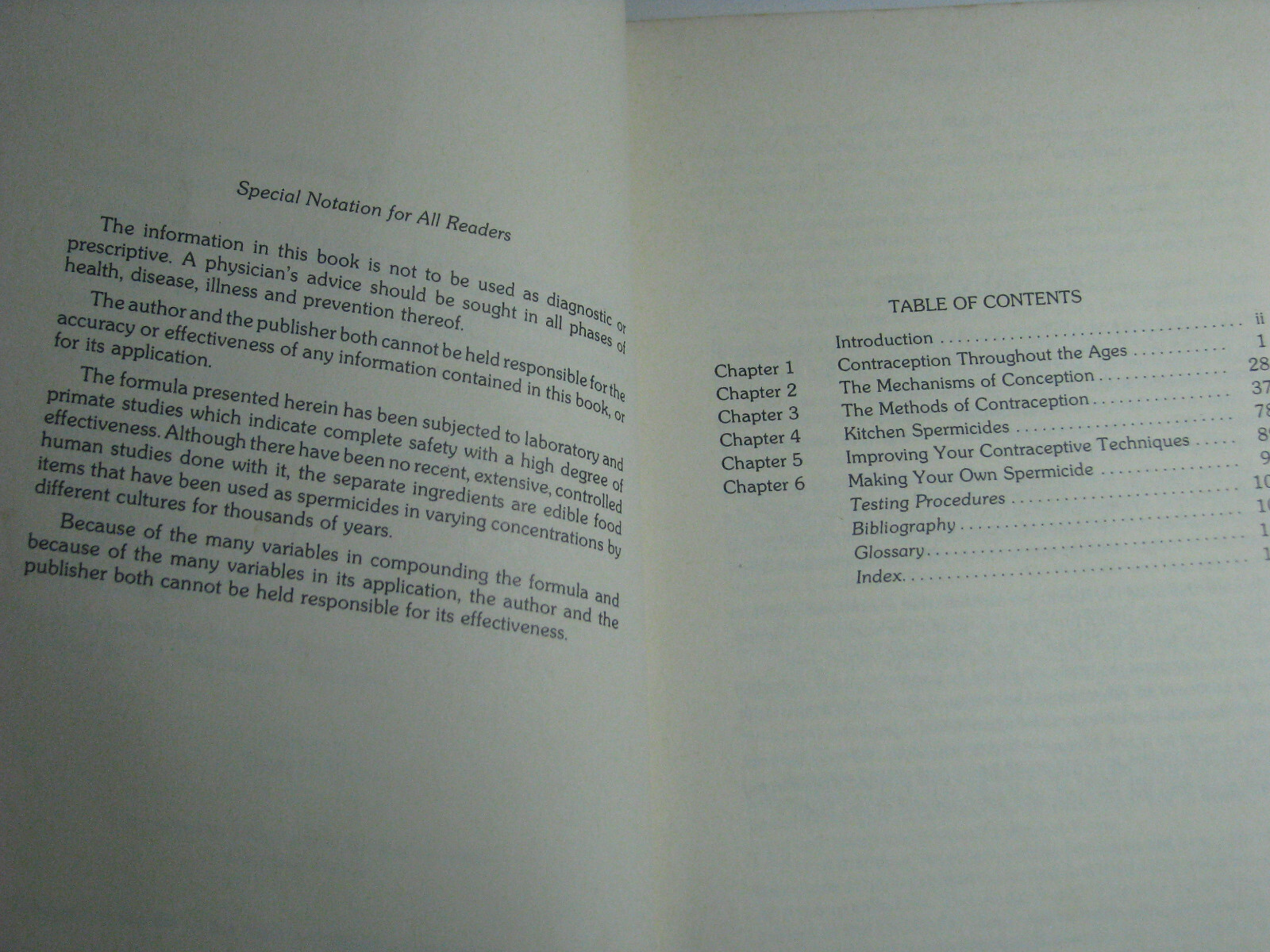 CONTRACEPTION NATURALLY! by Dr Francis J Trapani 1984 Paperback Self-Help Guide