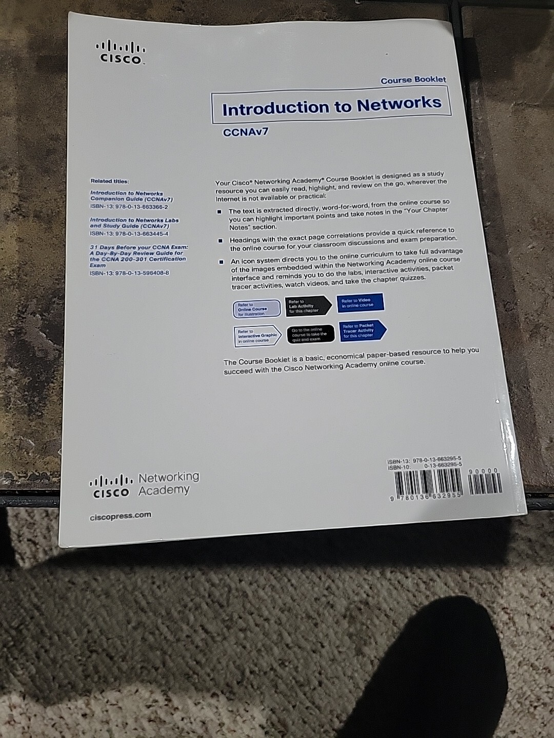 Course Booklets Ser.: Introduction to Networks V7 Course Booklet by Cisco…