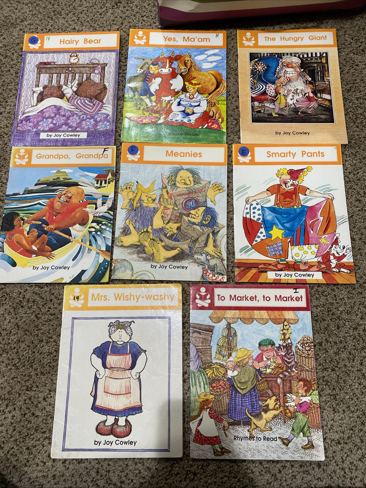 1990s Lot of 8 Joy Cowley June Meiser The Story Box Books Leveled Readers