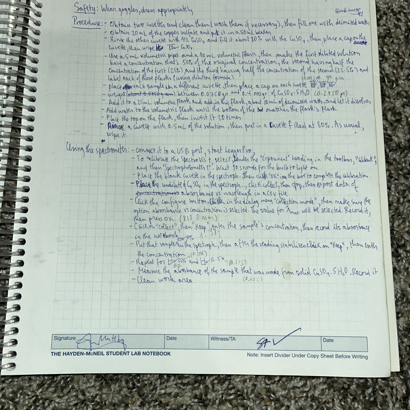 General Chemistry Of The Texas Environment Lab Manual 117