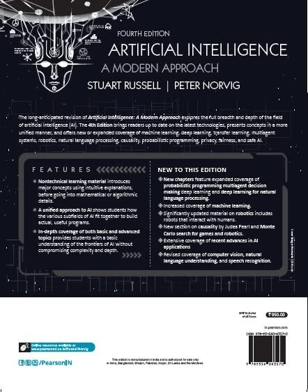 Artifical Intelligence: A Modern Approach 4th Edition By Stuart Russell, Norvig