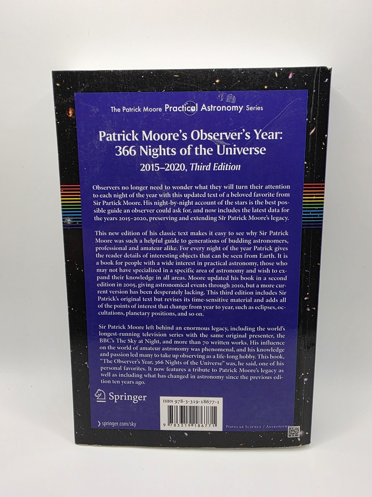 Patrick Moore’s Observer’s Year: 366 Nights of the Universe Book 2015-2020