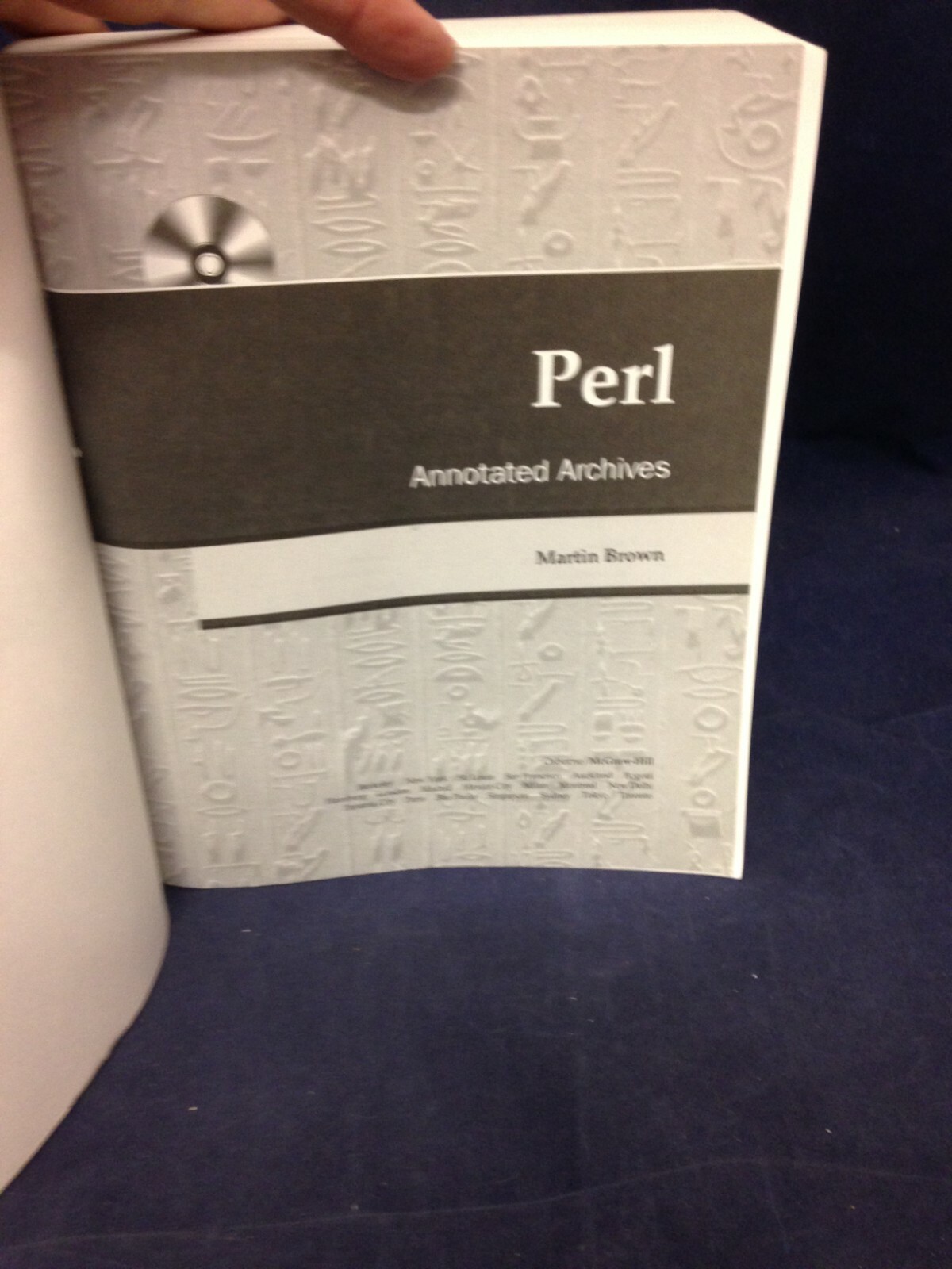 PERL Annotated Archives w/CD Martin Brown Osborne/McGraw Hill 1999 PB BN 211215