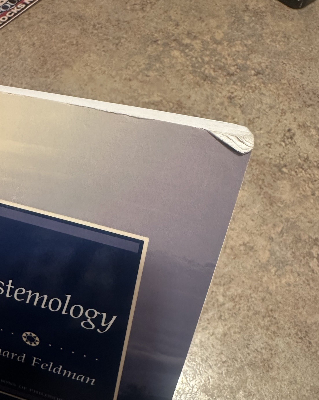 Epistemology by Richard Feldman (2002, Trade Paperback)