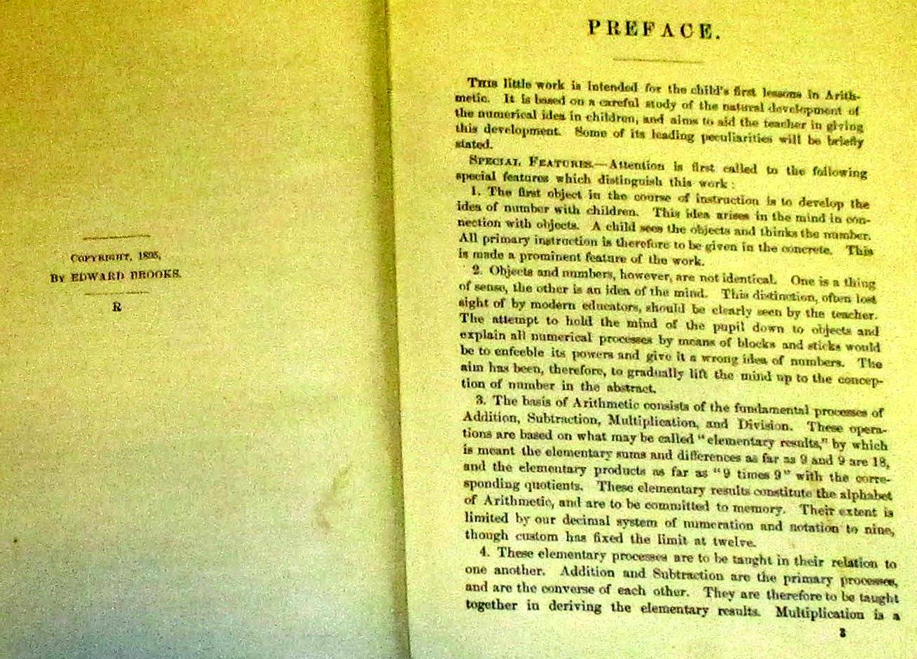 The Normal Rudiments Of Arithmetic Oral and Written 1905 H/C 239 Pages
