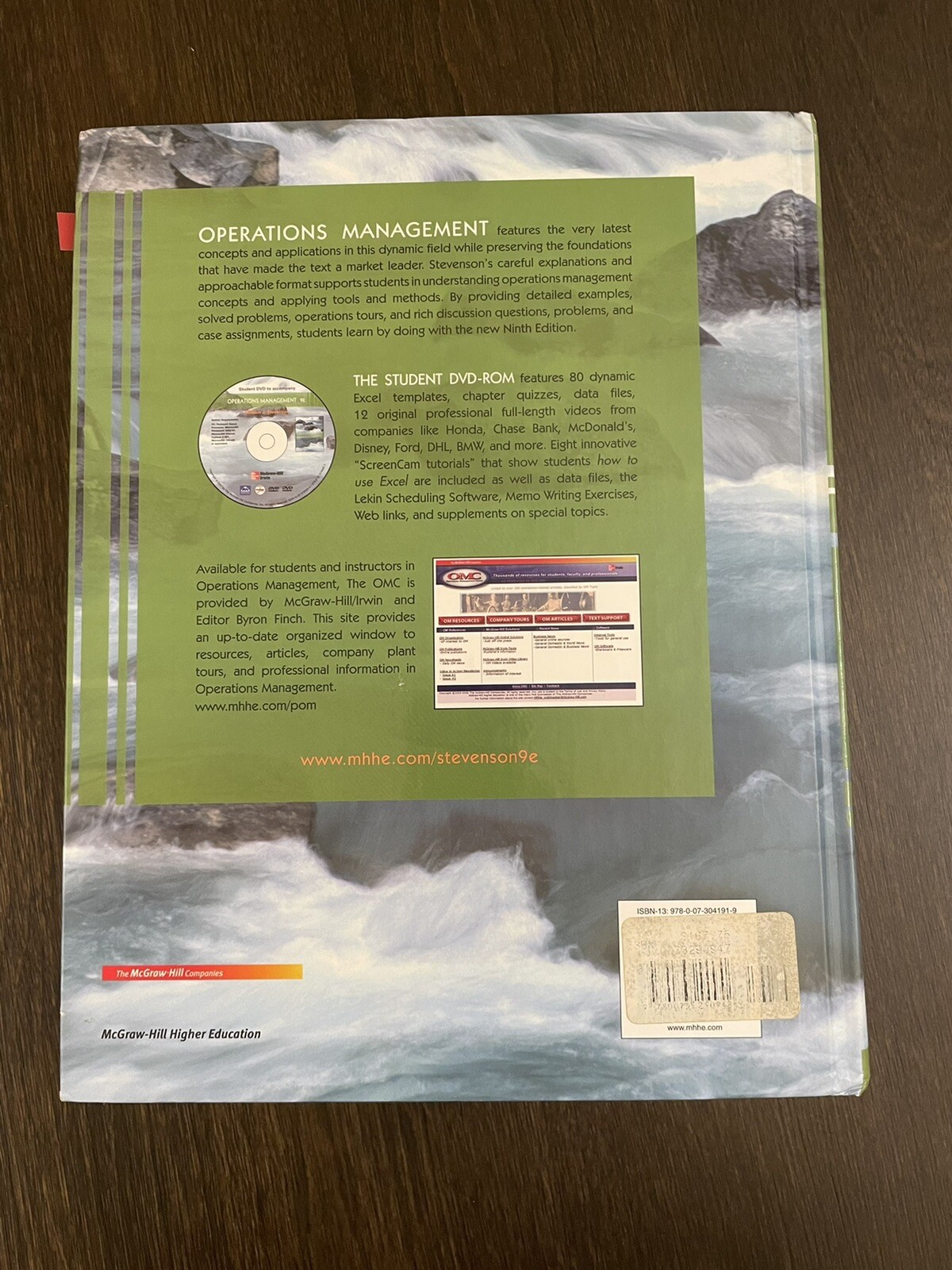 Operations Management 9 edition by William J. Stevenson