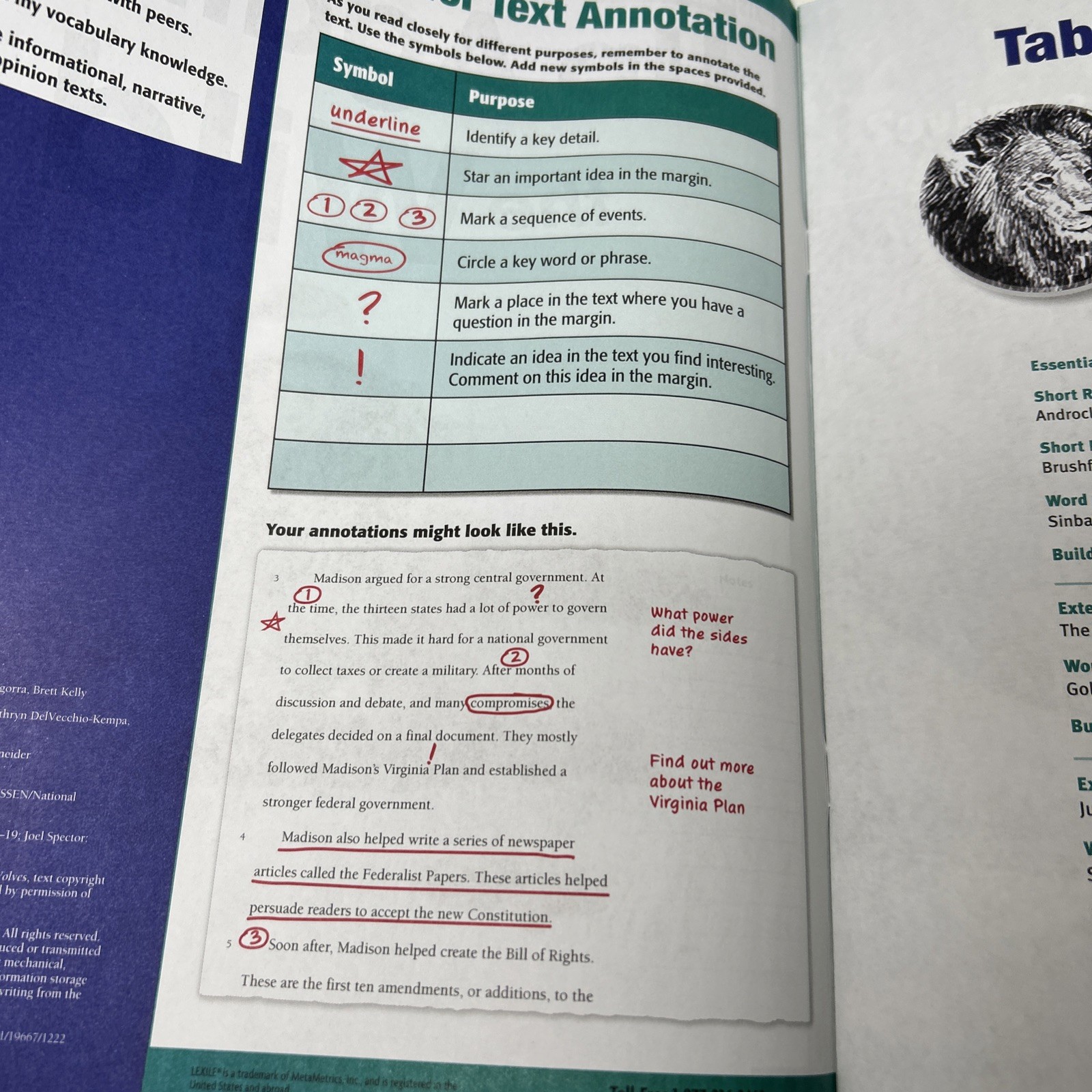 Up Against the Wild – Texts for Close Reading Grade 5 Unit 6 Benchmark Lot Of 5