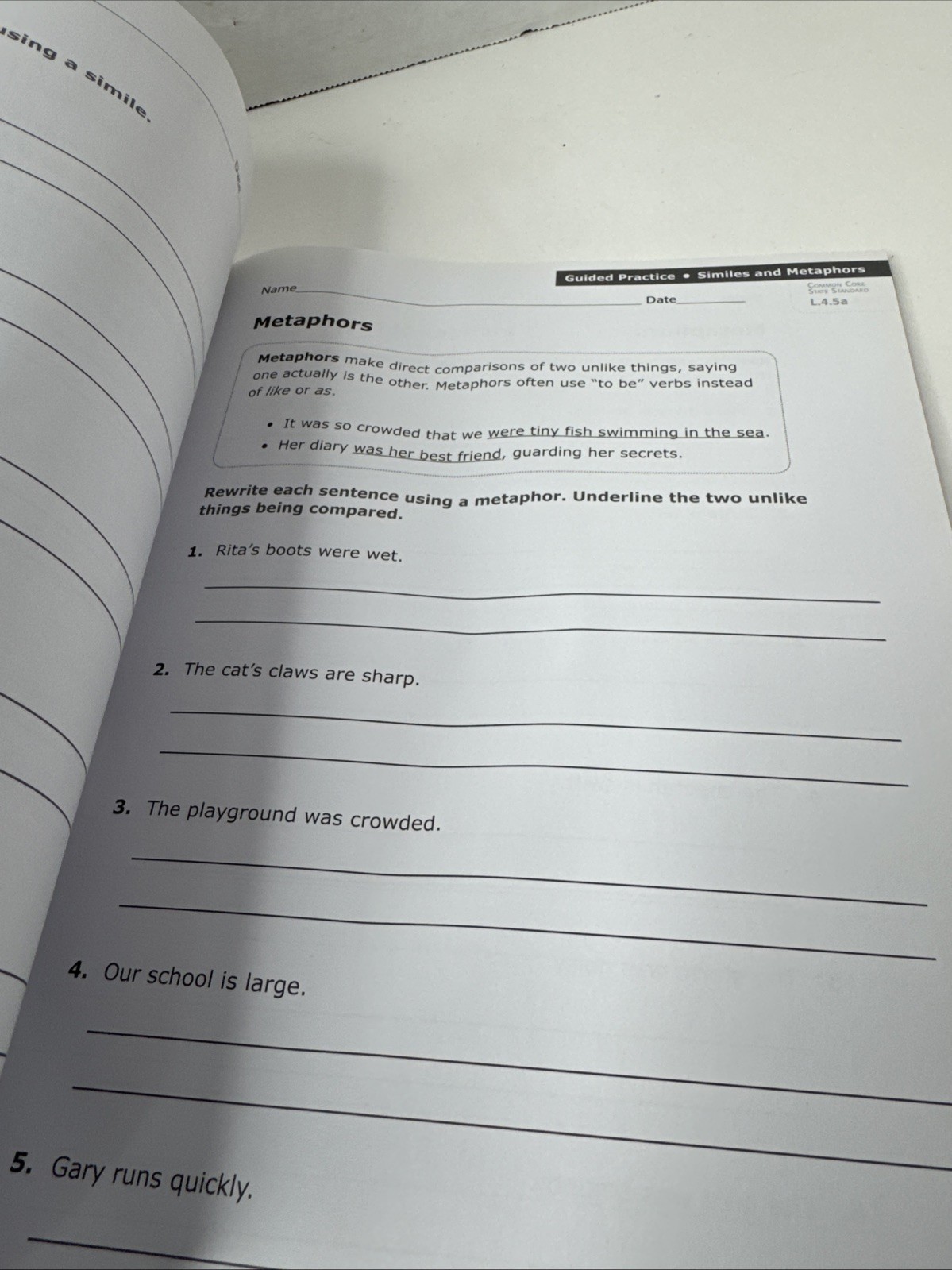Newmark Learning Grade 4 Common Core Practice Language Book, Multiple Authors,