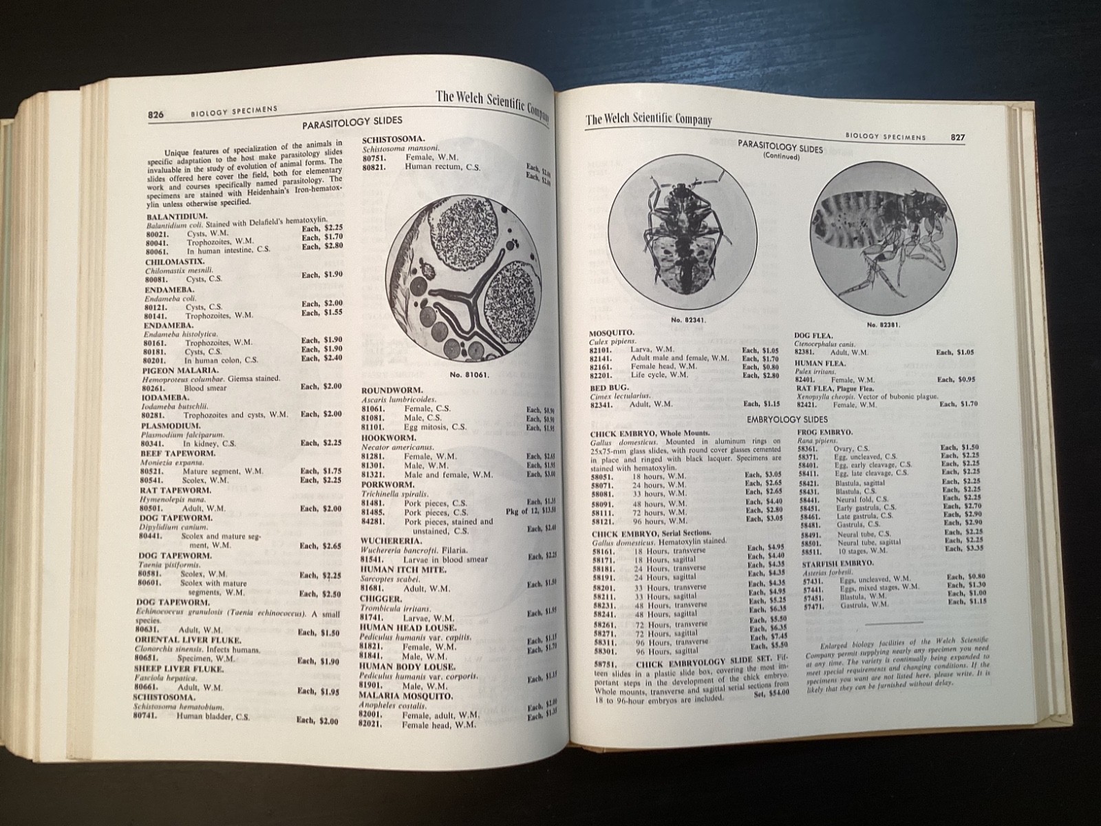1968 Welch Laboratory Apparatus Hardcover Scientific Catalog