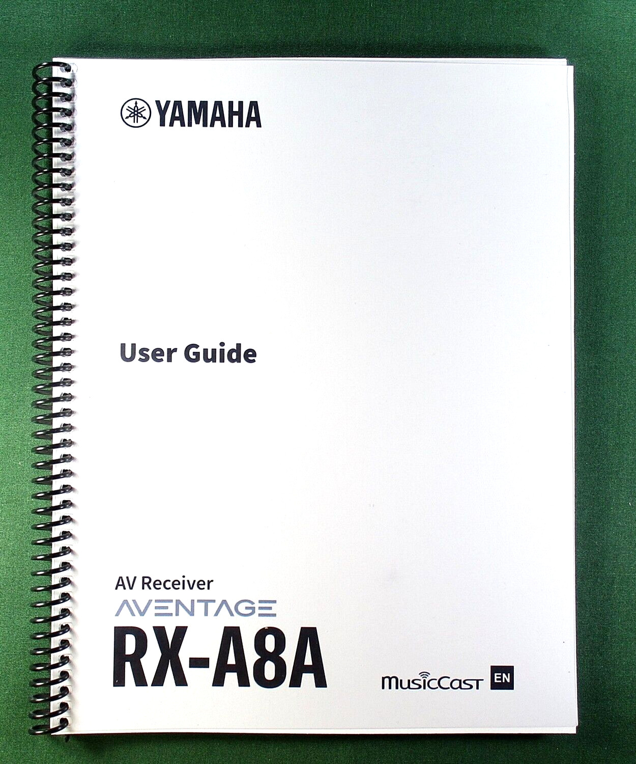 Yamaha RX-A8A Instruction Manual: Full Color 450 Pages & Protective Covers!