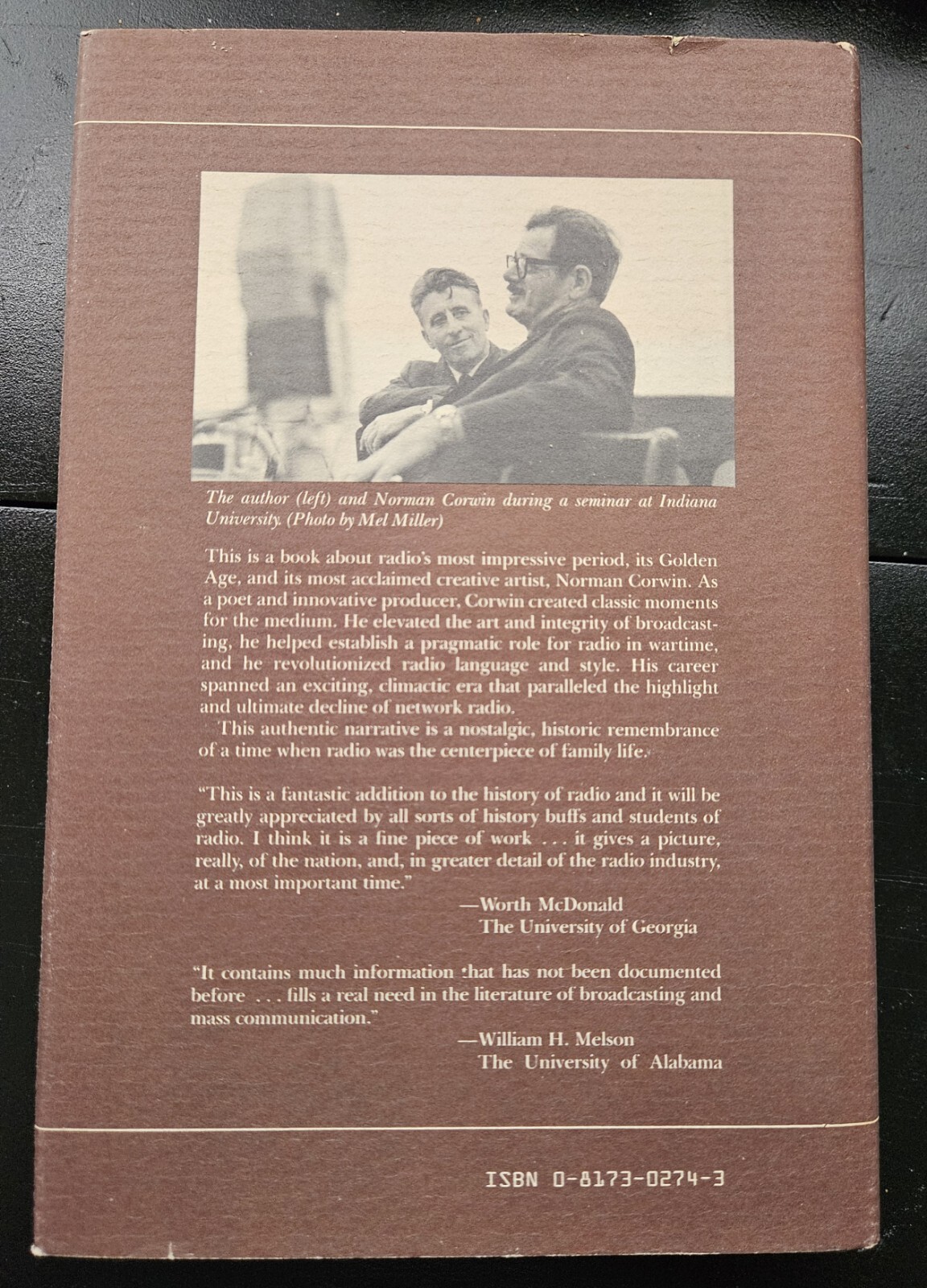 Norman Corwin and Radio : The Golden Years Hardcover R. LeRoy Bannerman