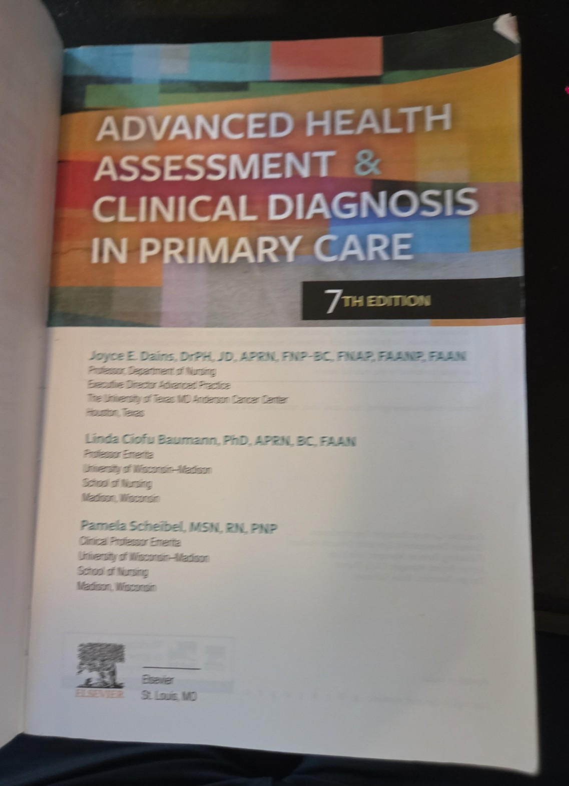 Advanced Health Assessment & Clinical Diagnosis in Primary Care, Dains DrPH JD
