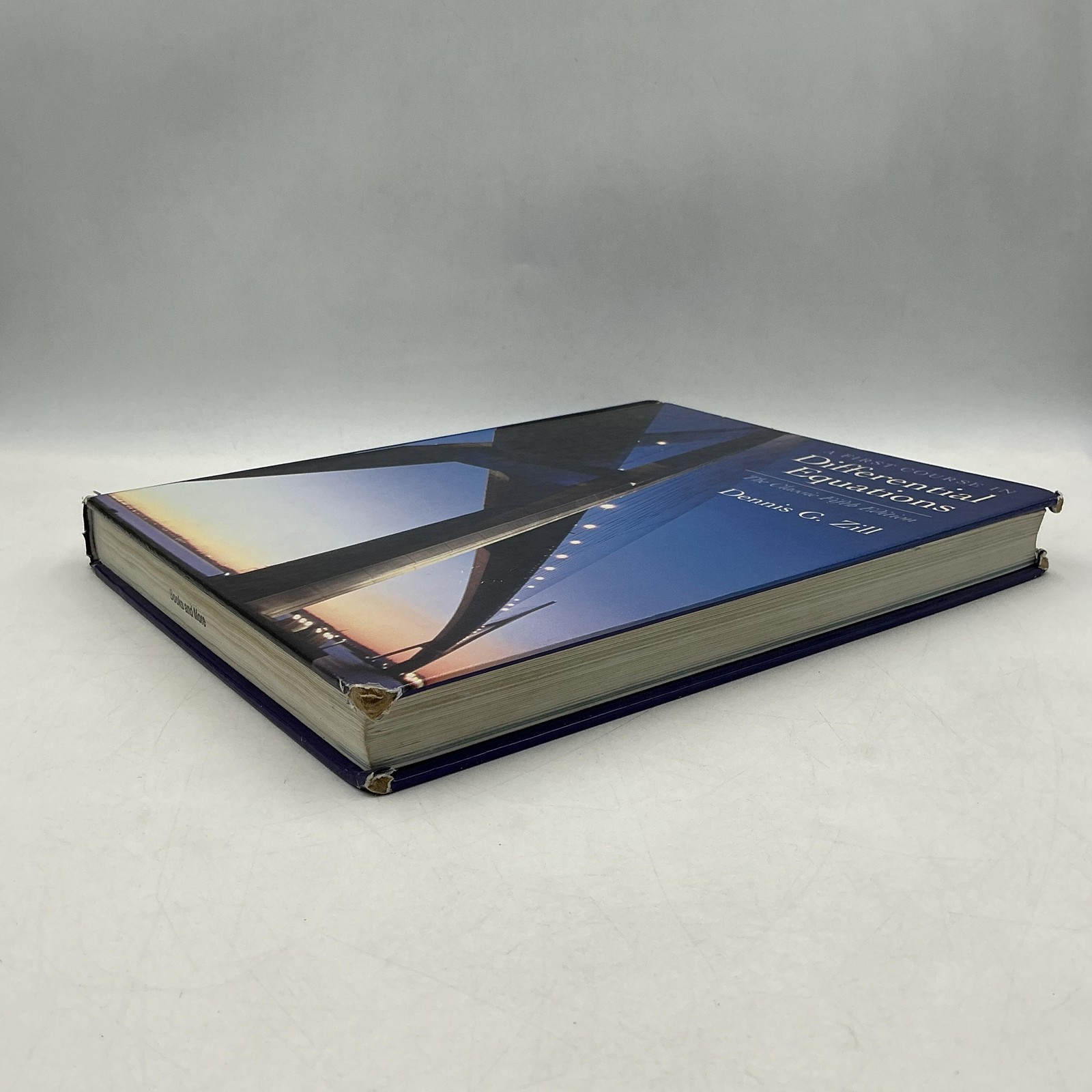 First Course In Differential Equations Dennis G Zill Brooks/Cole HC Blue 2001