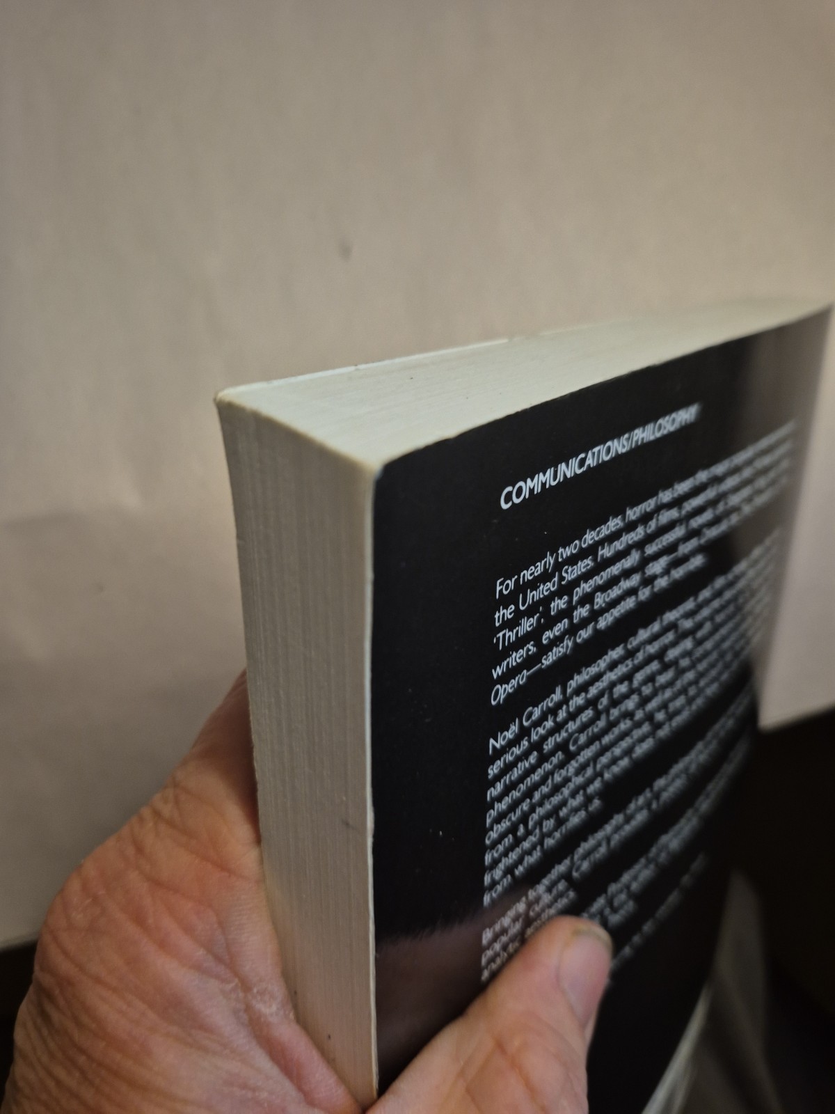 Philosophy of Horror : Or, Paradoxes of the Heart by Nöel Carroll (1990, Uk-B…