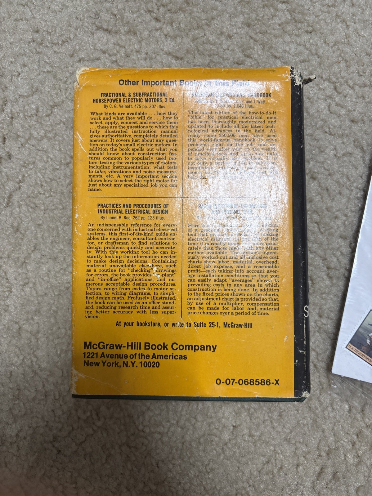 NFPA Handbook Of The National Electrical Code 1970s Edition Very Used