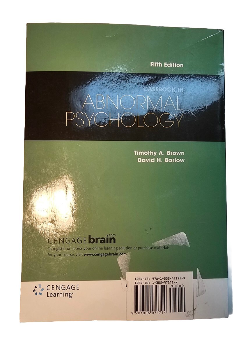 Casebook in Abnormal Psycho… 130597171X by Brown, Timothy A., Barlow, David H.