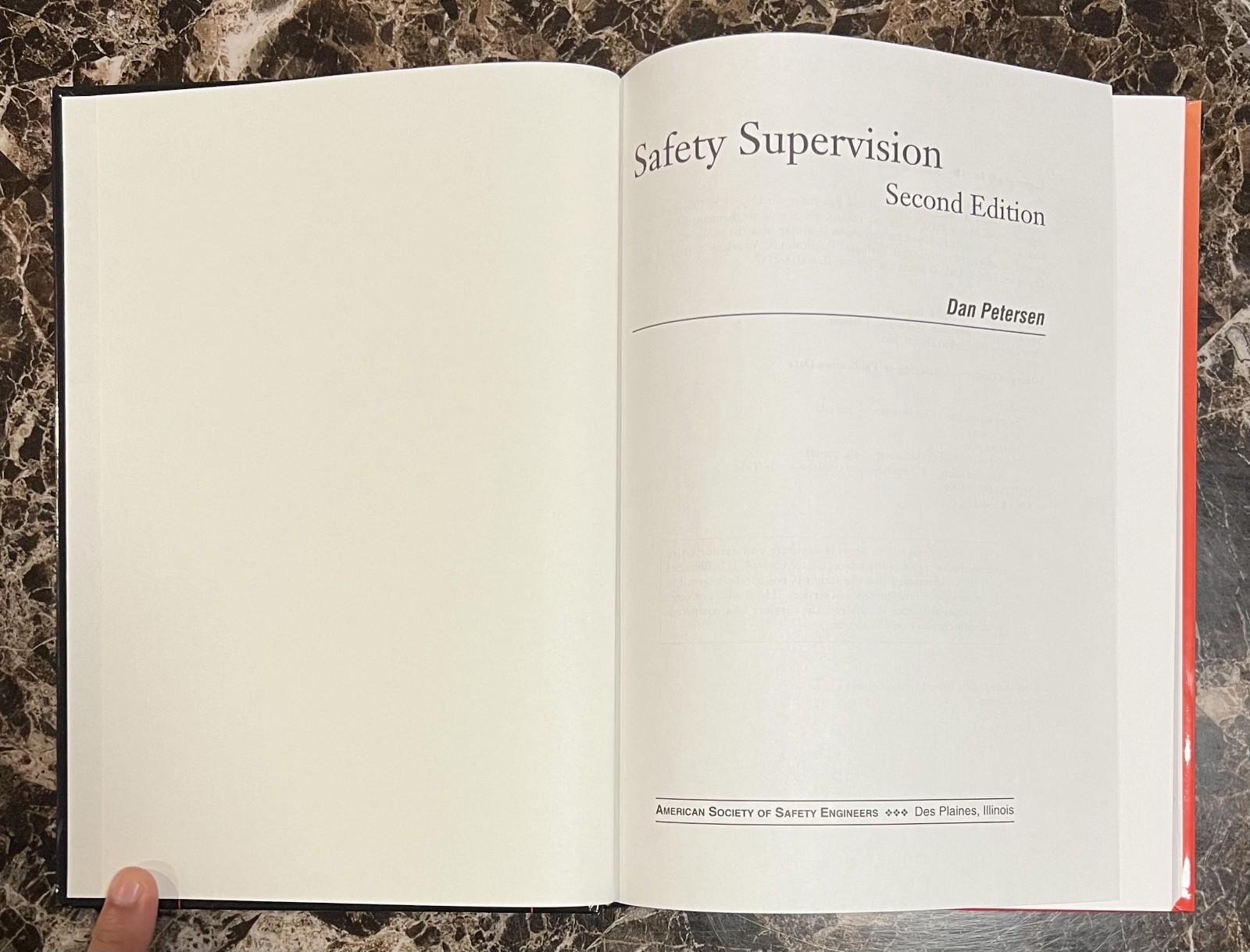 Safety Supervision By Dan Petersen (Second Edition) – Like New