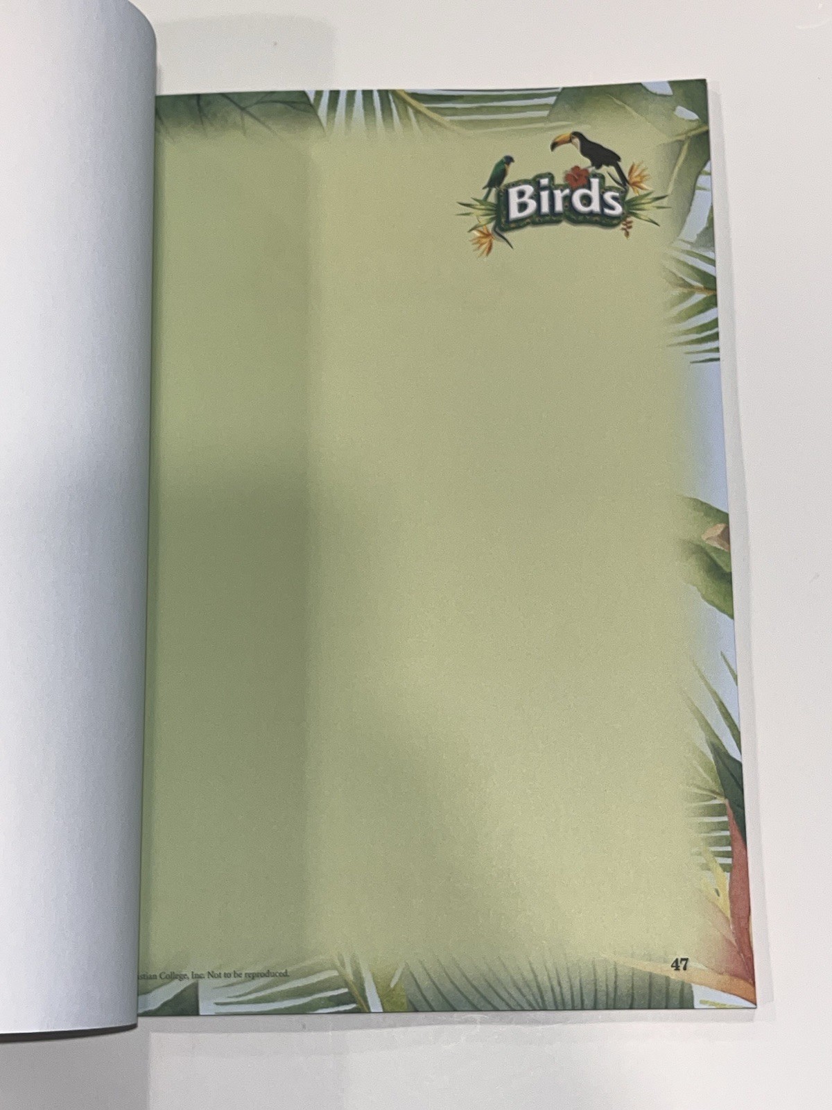 Abeka – My Animal Notebook – Paperback – Third Grade –