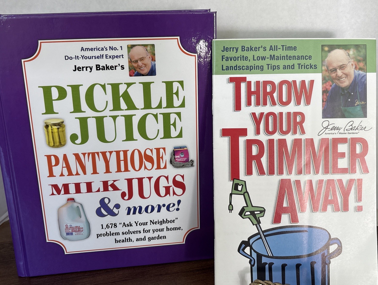 Lot of 5 Books and A Pamphlet by Jerry Baker Various Topics