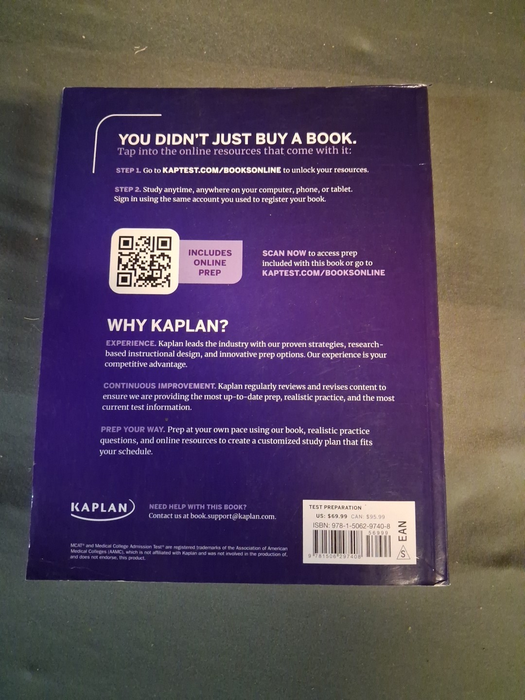 Kaplan Test Prep Ser.: MCAT Biology Review 2026-2027 : Online + Book by…