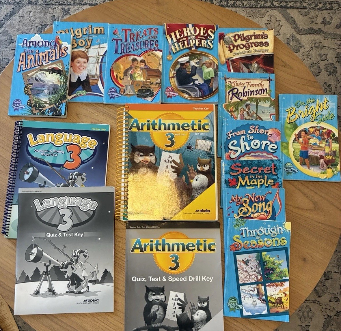 Abeka Third Grade Reading Language Math Curriculum Teacher Keys Readers