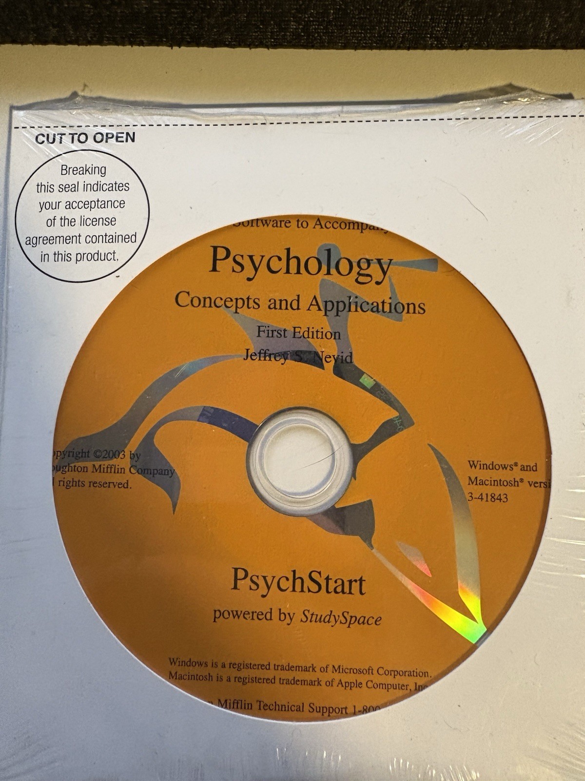 Psychology Concepts and Applications by Jeffrey S. Nevid Audio Disk