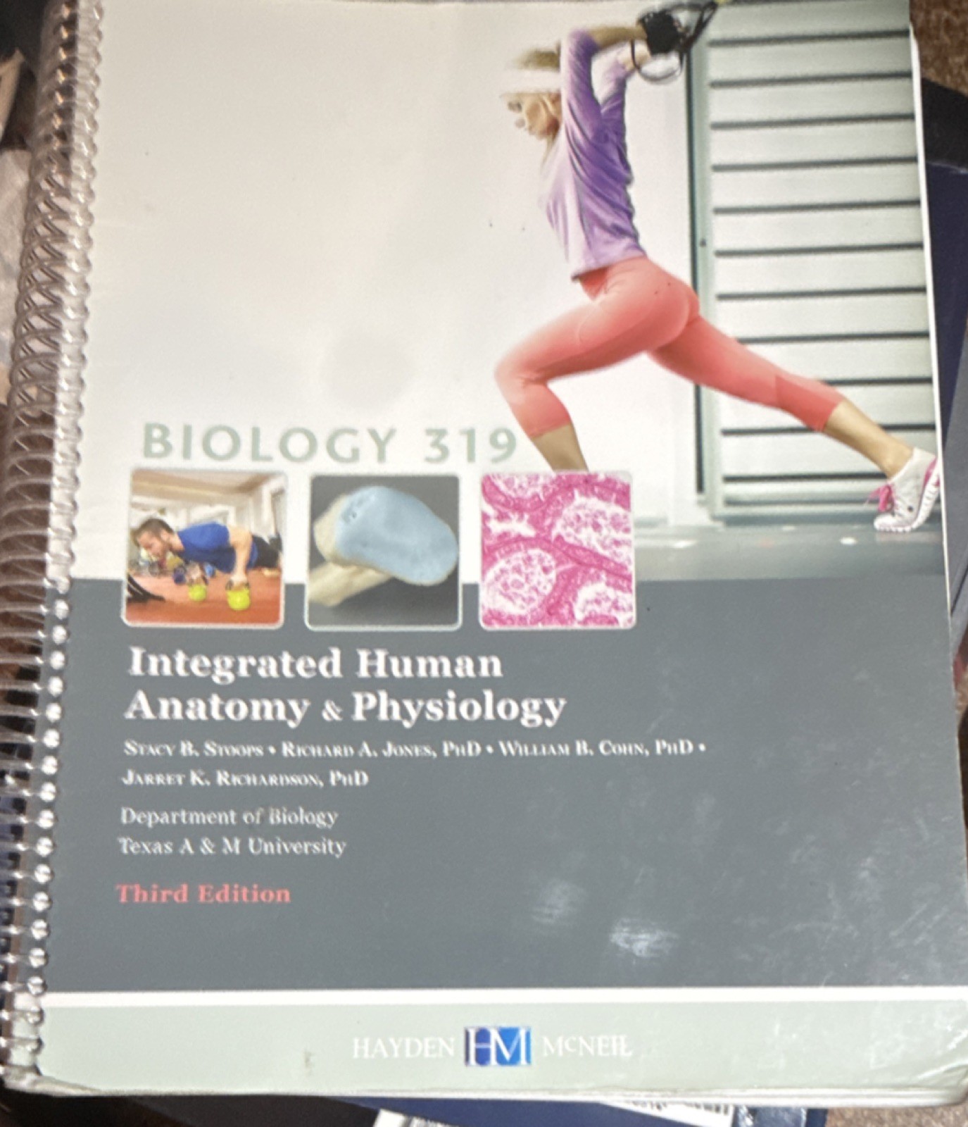 Hayden-McNeil Biology 319 Integrated Human Anatomy & Physiology Lab 3rd Spiral