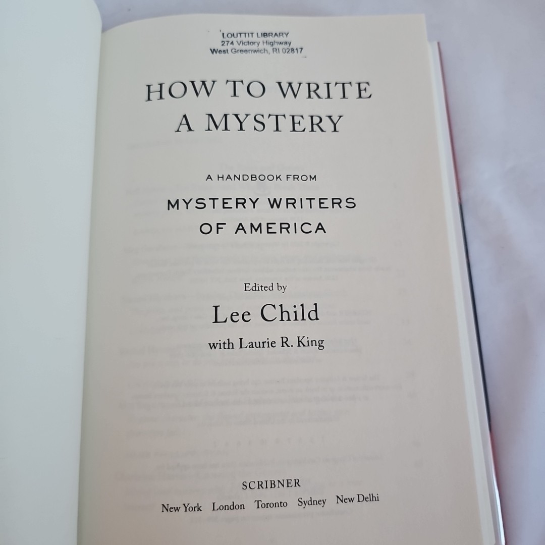 How to Write a Mystery: A Handbook from Mystery Writers of America – EX LIBRARY