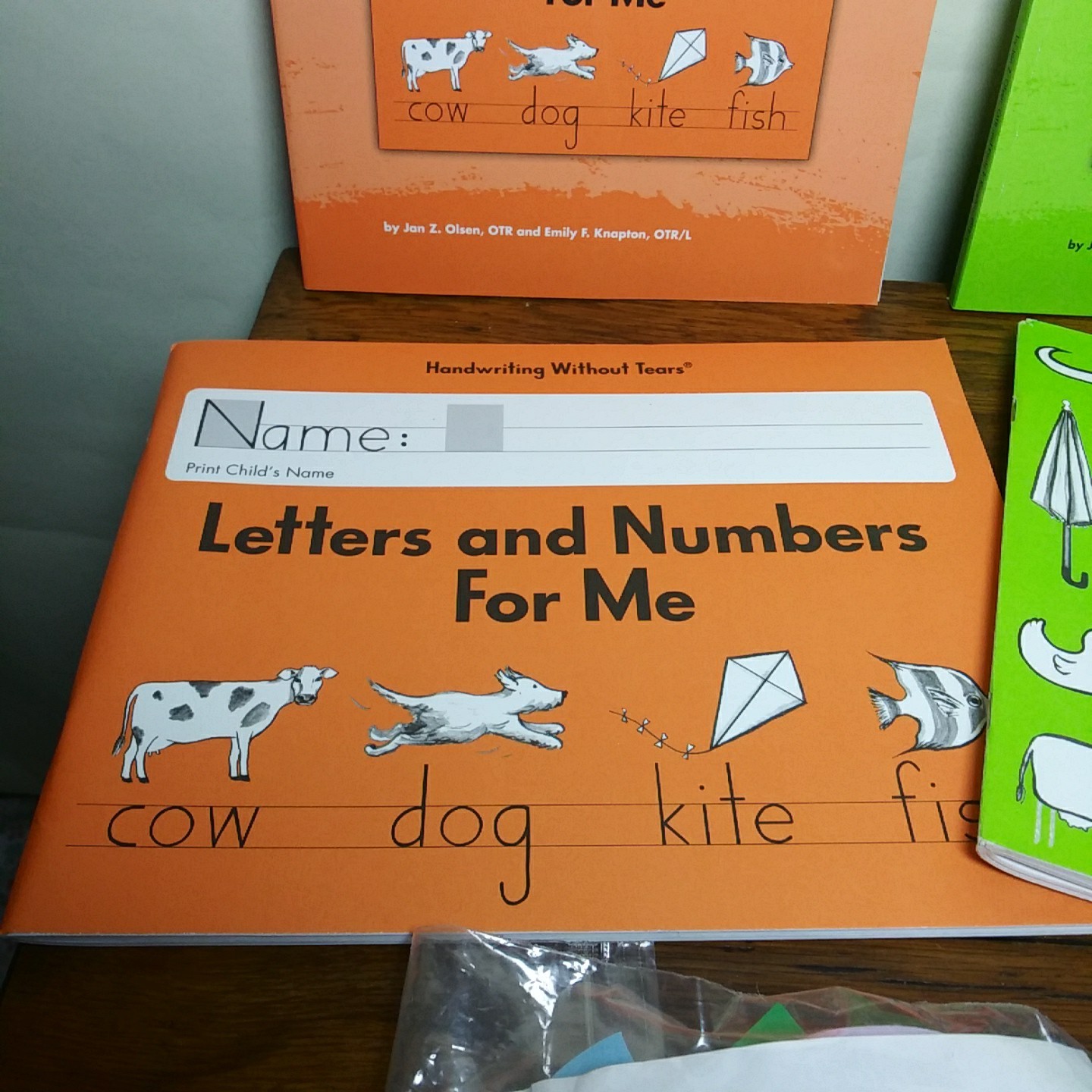 Handwriting Without Tears 4 Books Teacher Student Workbooks Math Foam Fractions