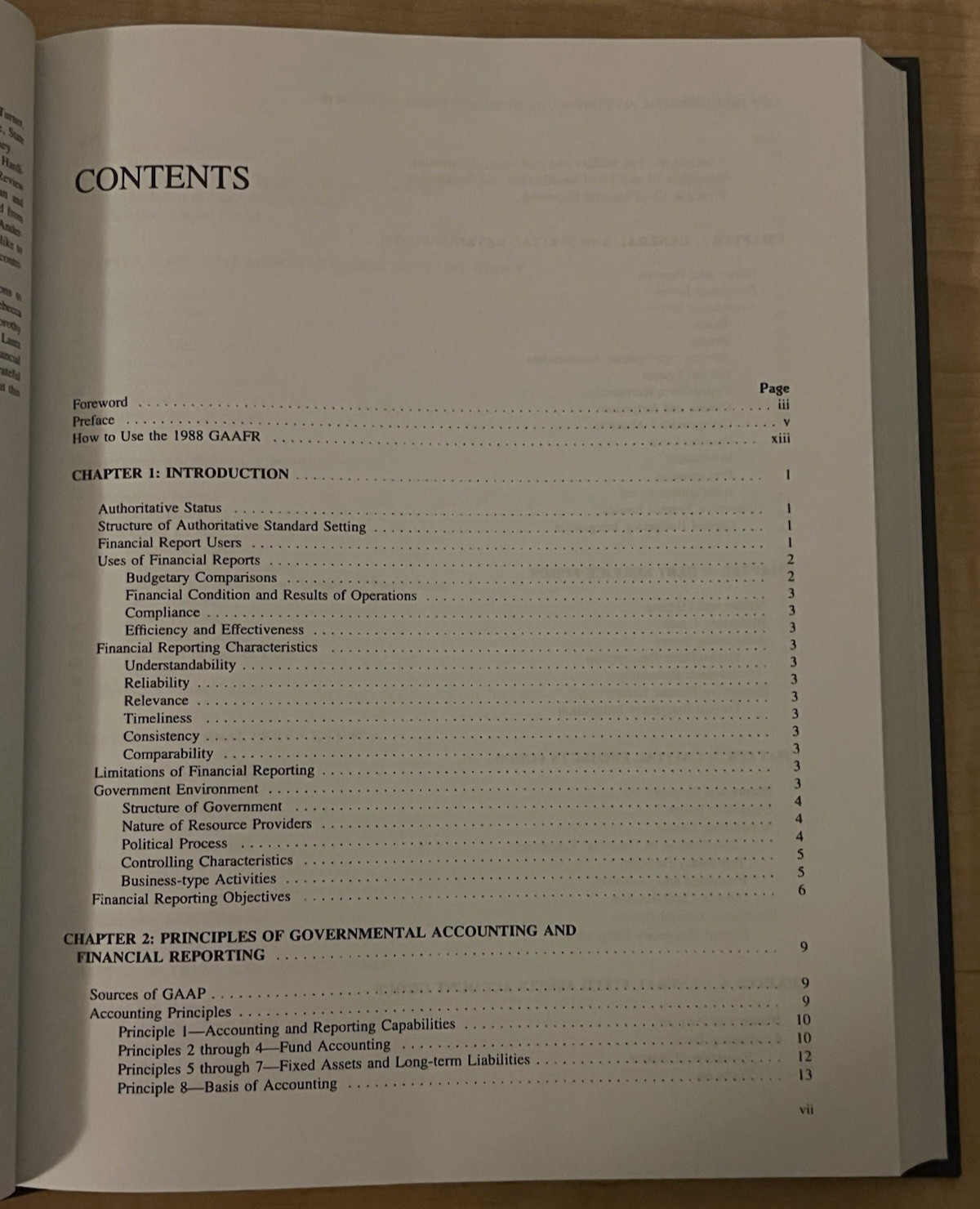 GAAFR Governmental Accounting, Auditing and Financial Reporting 1988 Hardcover