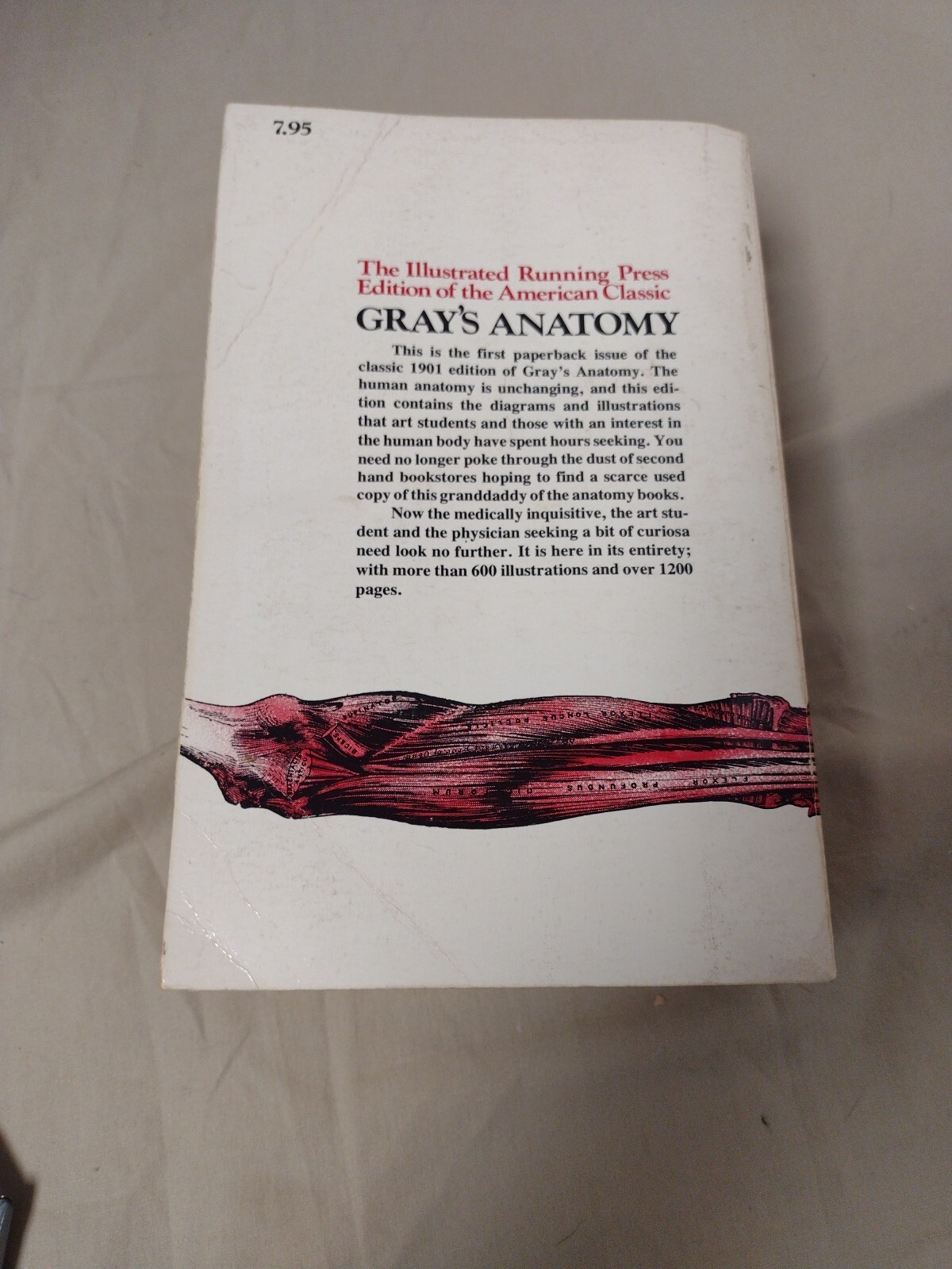 Gray’s Anatomy ILLUSTRATED Running Press Edition American Classic 1974