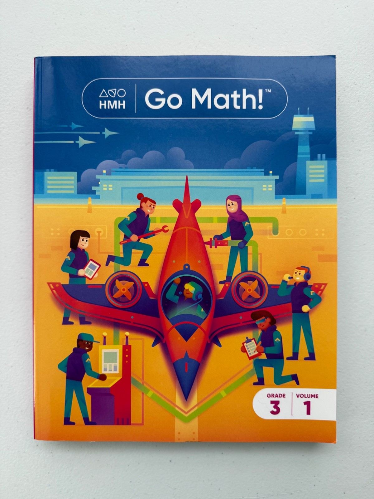 NEW – 3rd Grade 3 – Go Math! Book – 2023 Student Edition Set – Volume 1 & 2 Set