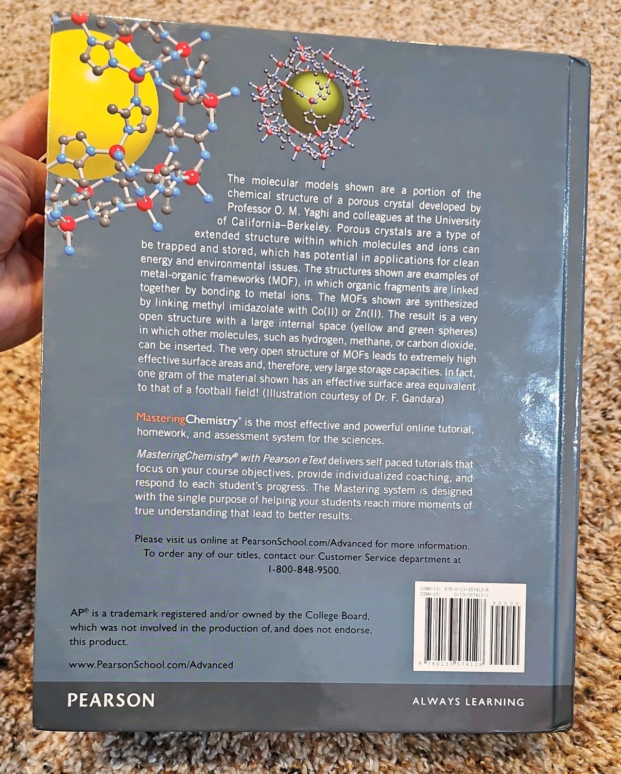 Chemistry – The Central Science – AP – Hardcover, by Jr.; Bruce E. – Good