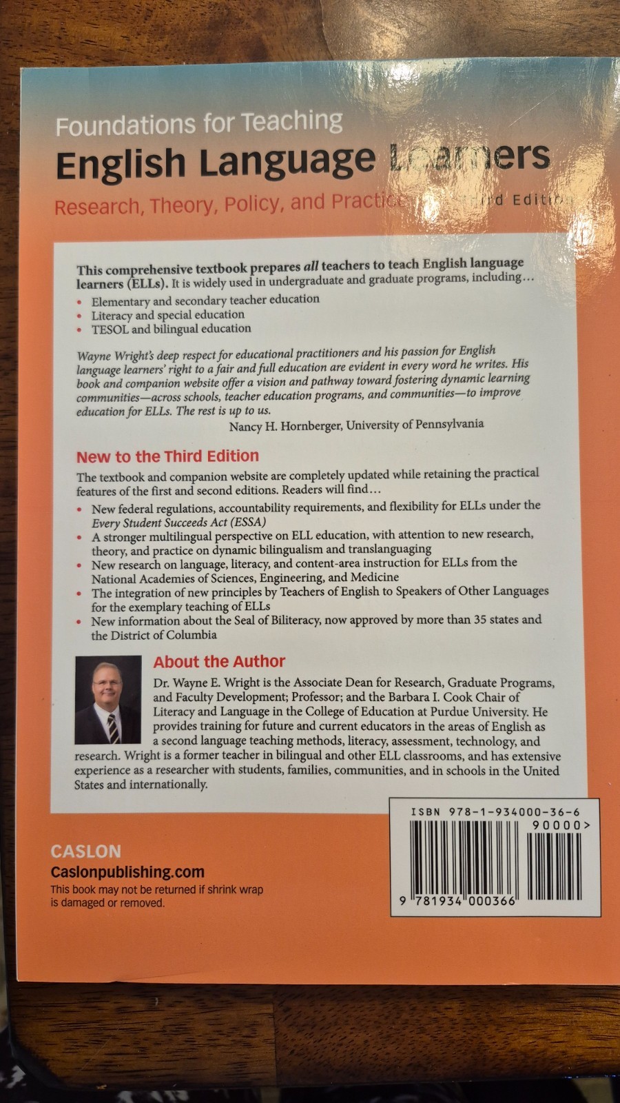 Foundations for Teaching: English Language Learners