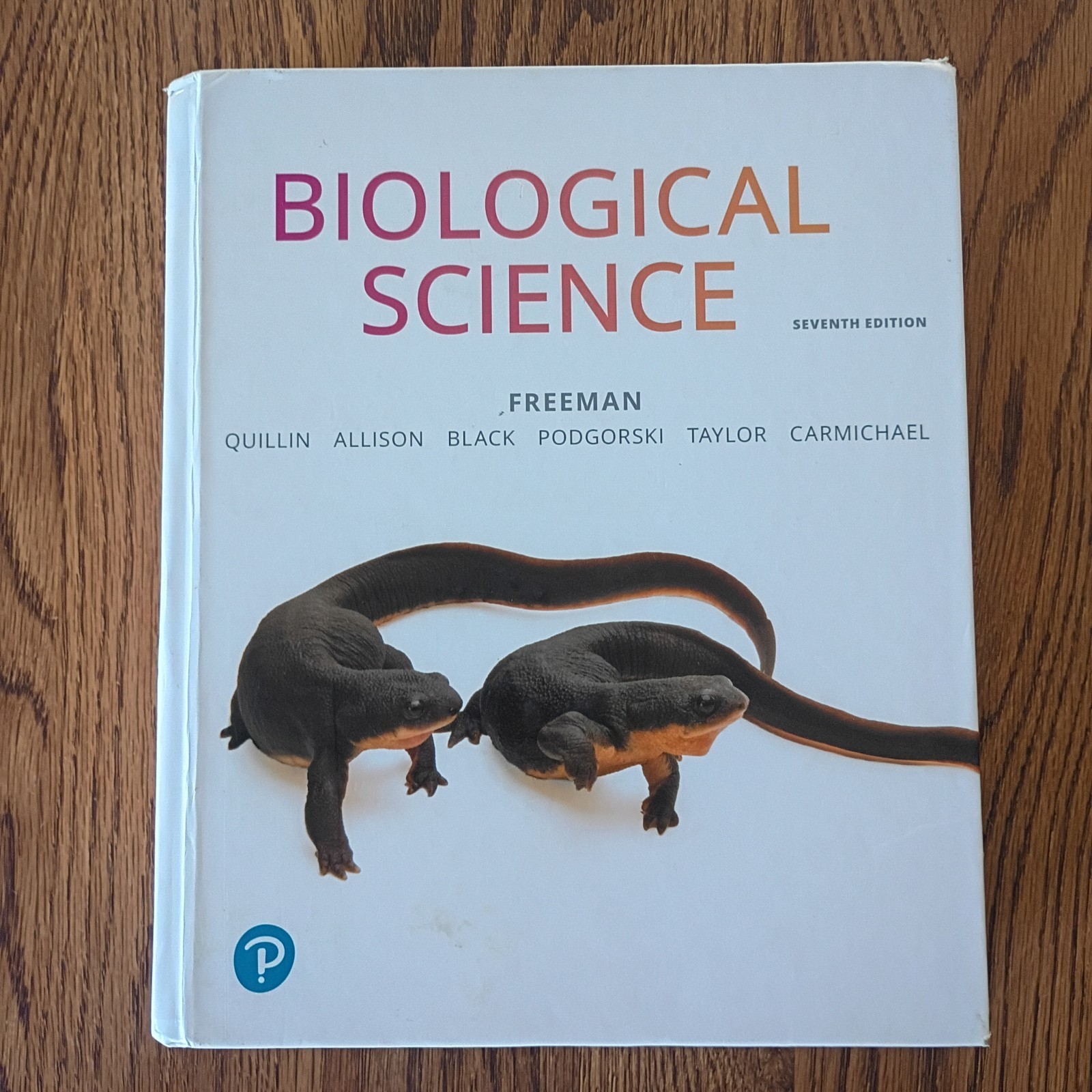 Biological Science (7th Edition) Hardcover by Scott Freeman Pearson Kim USED