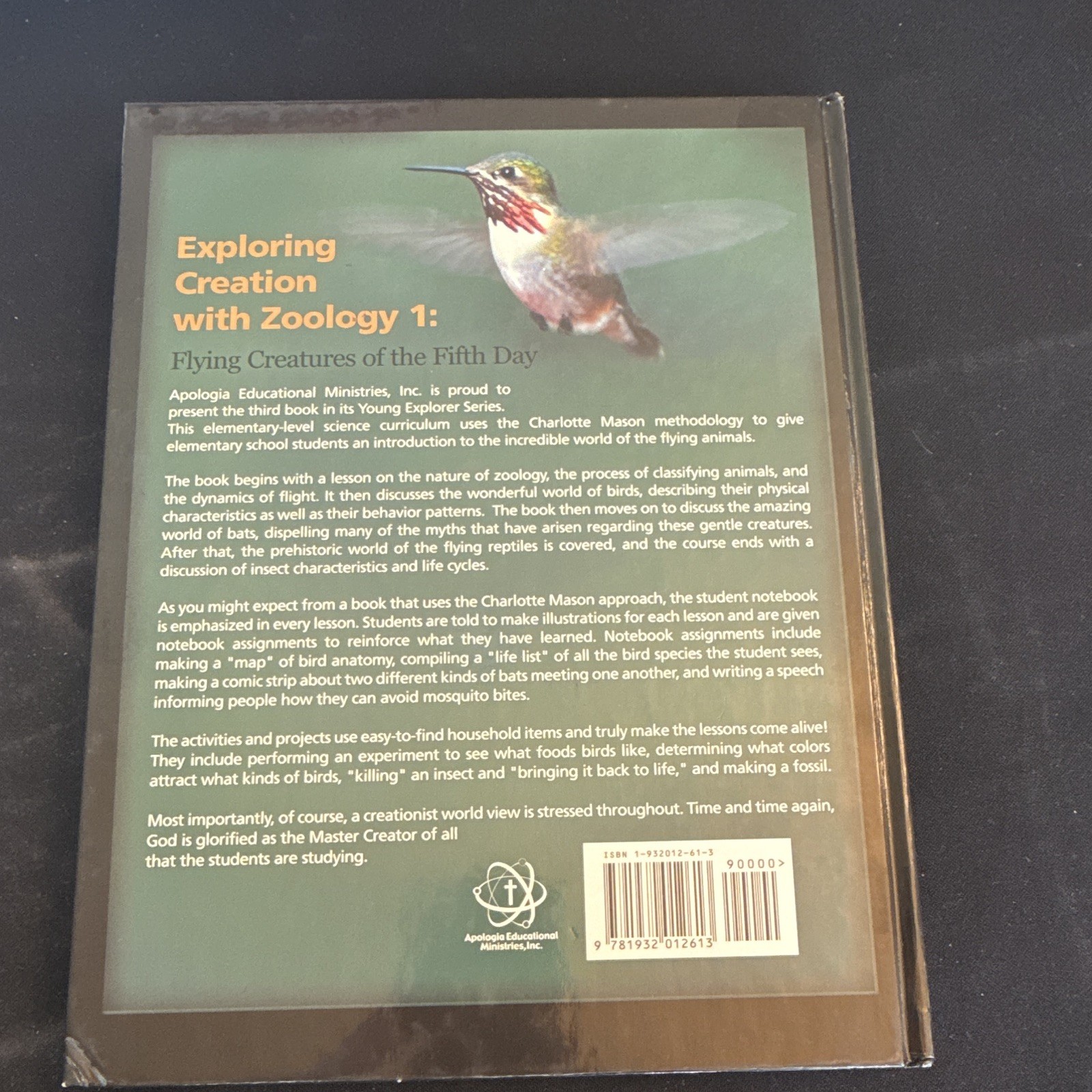 Apologia Young Explorer Zoology 1 Flying Creatures Jeannie Fulbright HC Illus