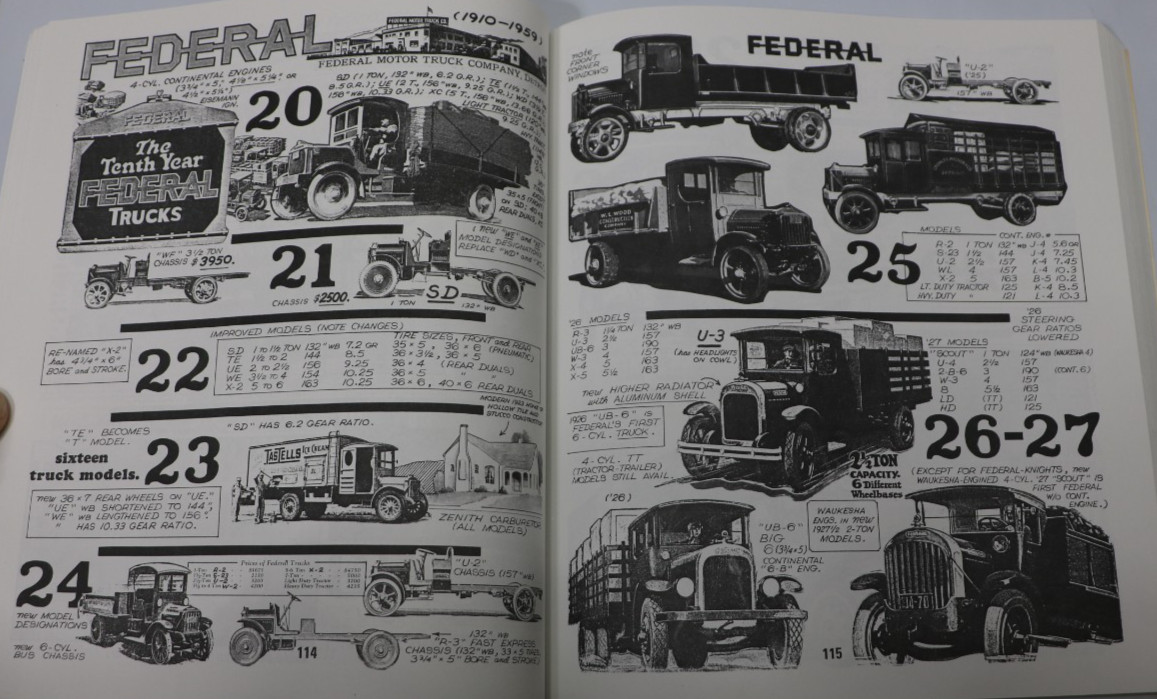 American Truck & Bus Spotter’s Guide 1920-1985 400 pages of Automotive History
