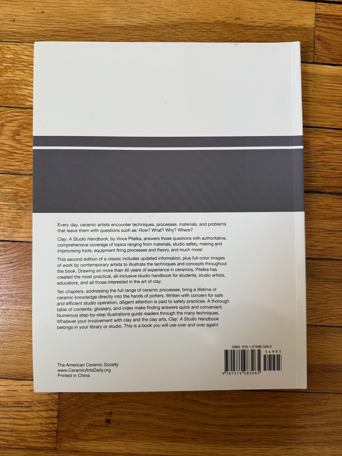 CLAY A STUDIO HANDBOOK By Vince Pitelka **BRAND NEW**