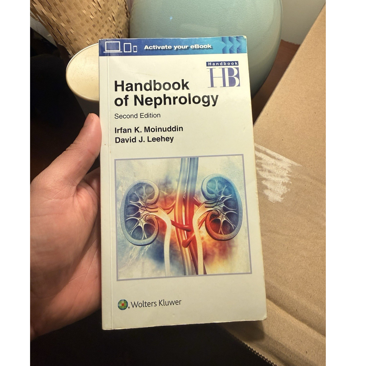 Handbook of Nephrology Second Edition Wolters Kluwer Paperback Moinuddin Leehey