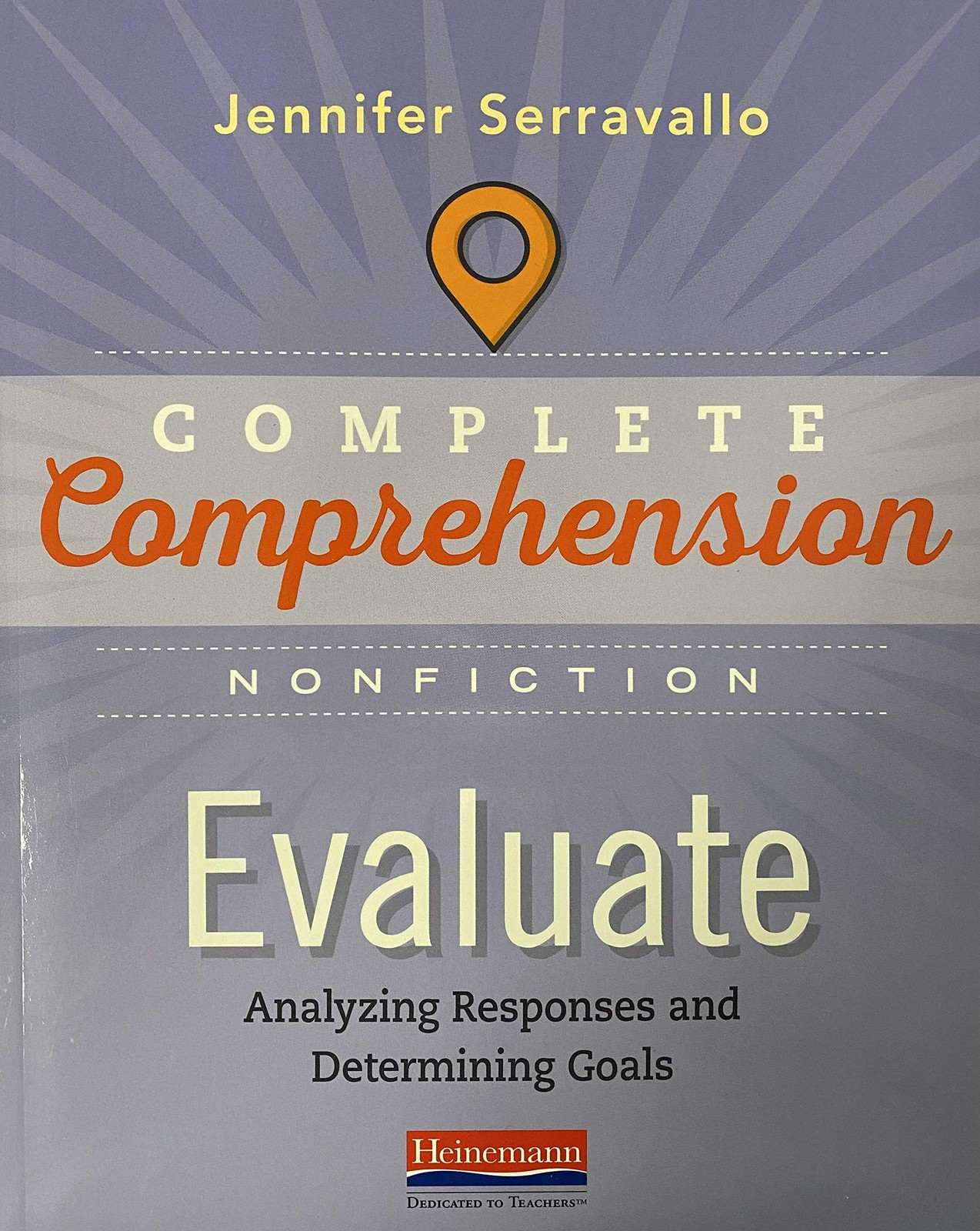 Complete Comprehension, Non Fiction, Evaluate, Analyzing Responses and Deter…