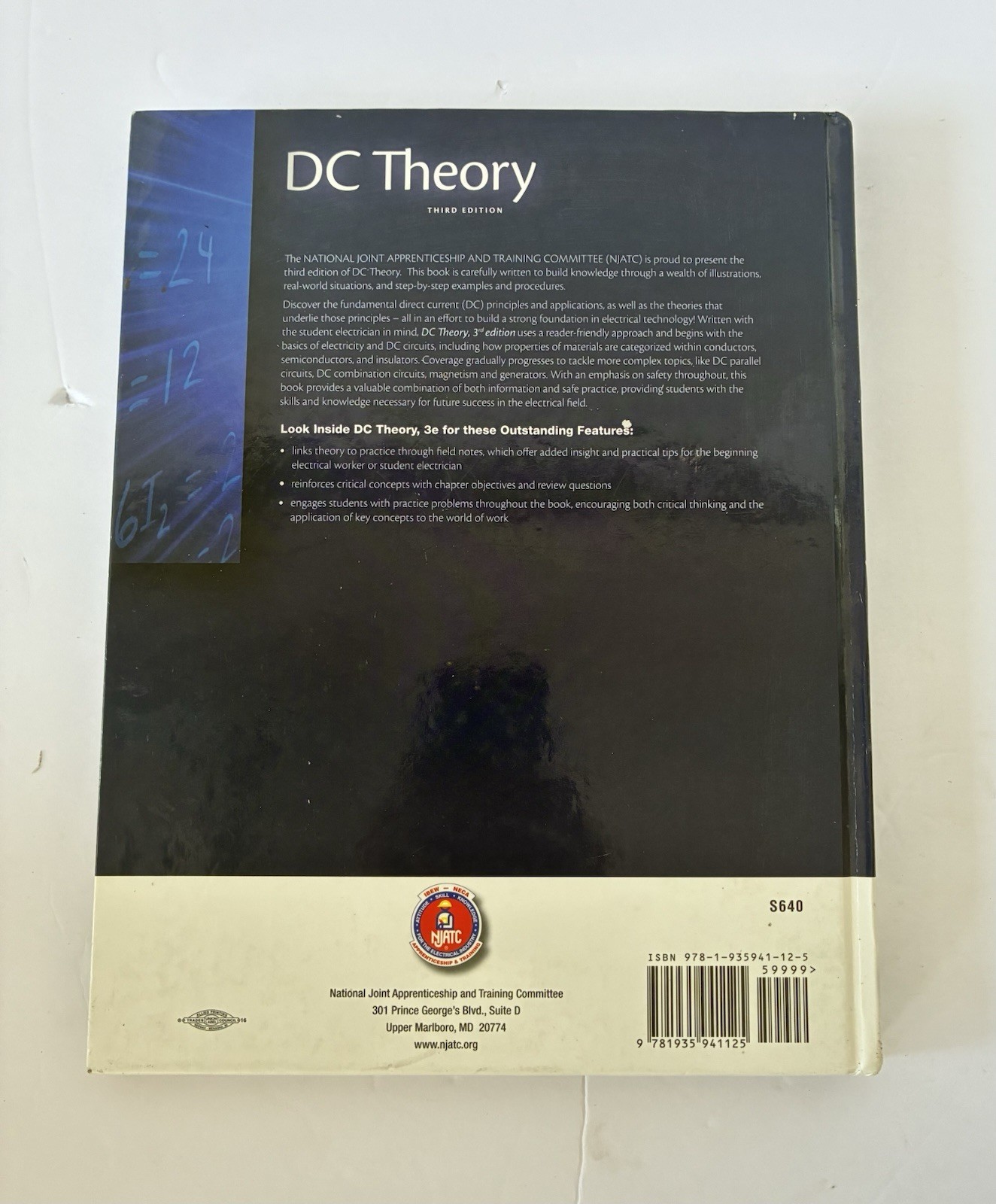 NJATC DC Theory 3rd Edition Paperback Textbook 2007 Electrical 256 Pages