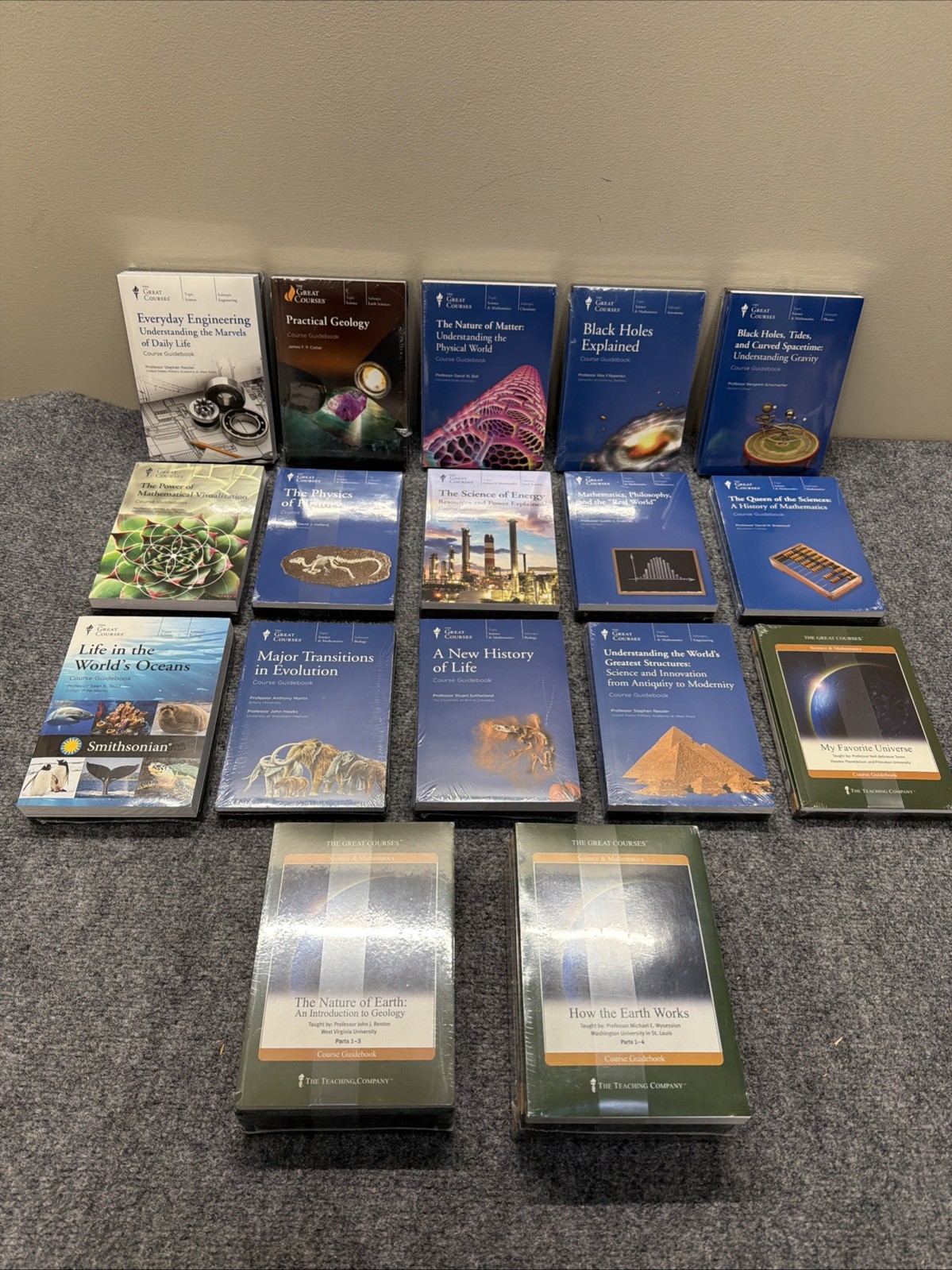 The Great Courses Math Science DVD & Guidebook NEW LOT OF 22