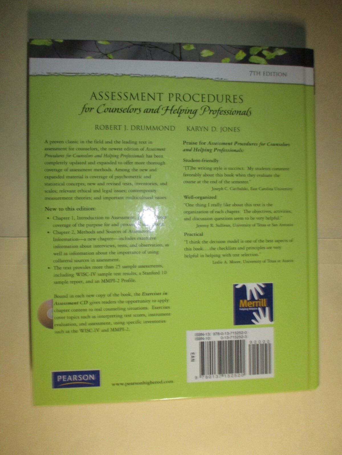 Assessment Procedures for Counselors and Helping Professionals (7th Edition) New