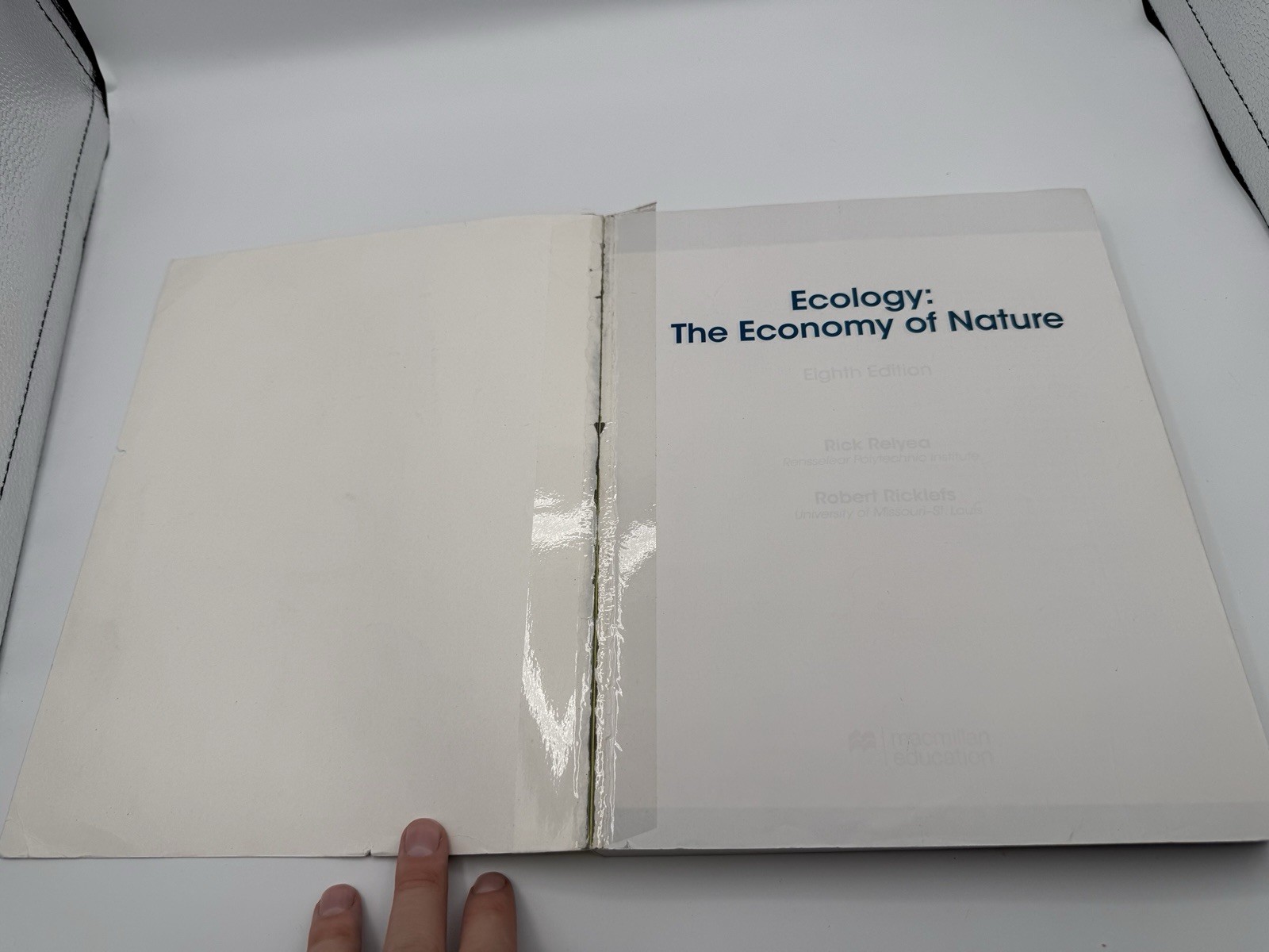 Ecology: The Economy of Nature by Rick Relyea Eight Edition