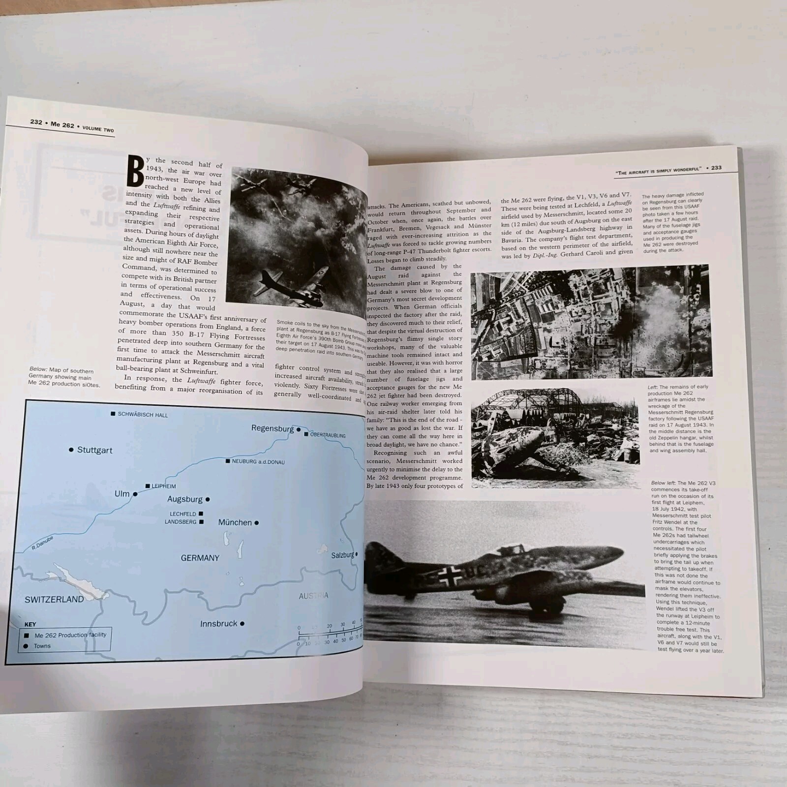 Me 262, Volume Two; Smith, J. Richard; First Edition, Classic, Hardback