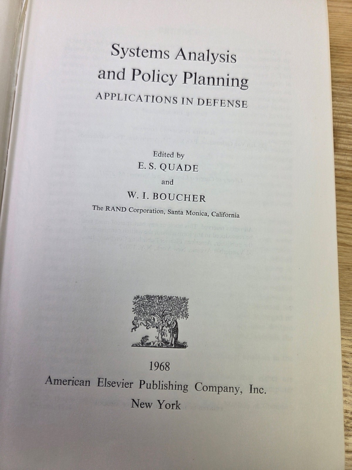 Vintage systems analysis book collection (MIT Press, RAND Corp, etc.)