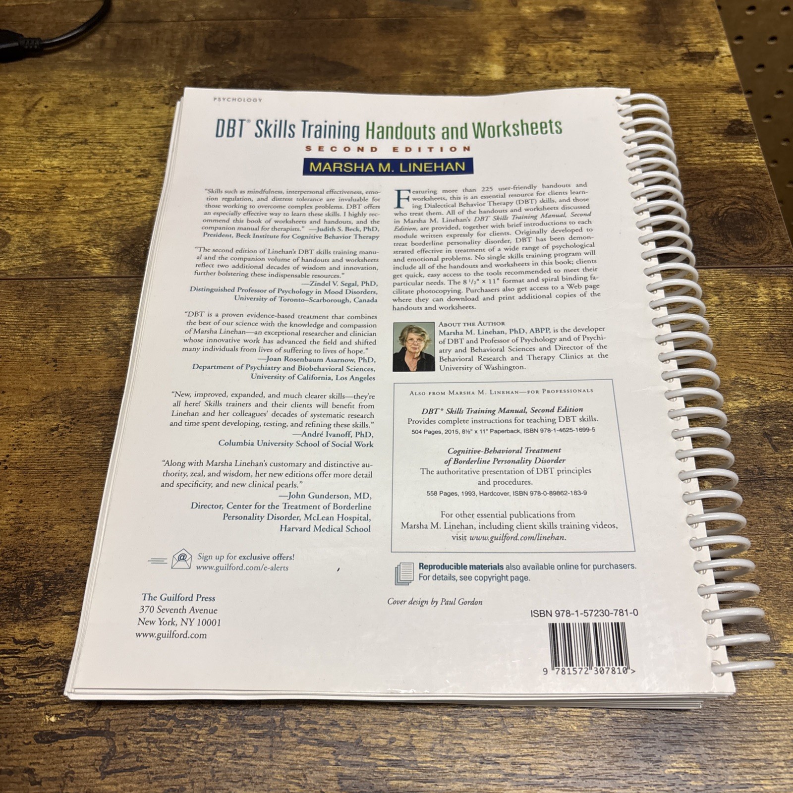 DBT Skills Training Handouts and Worksheets by Marsha M. Linehan (2014, Trade…